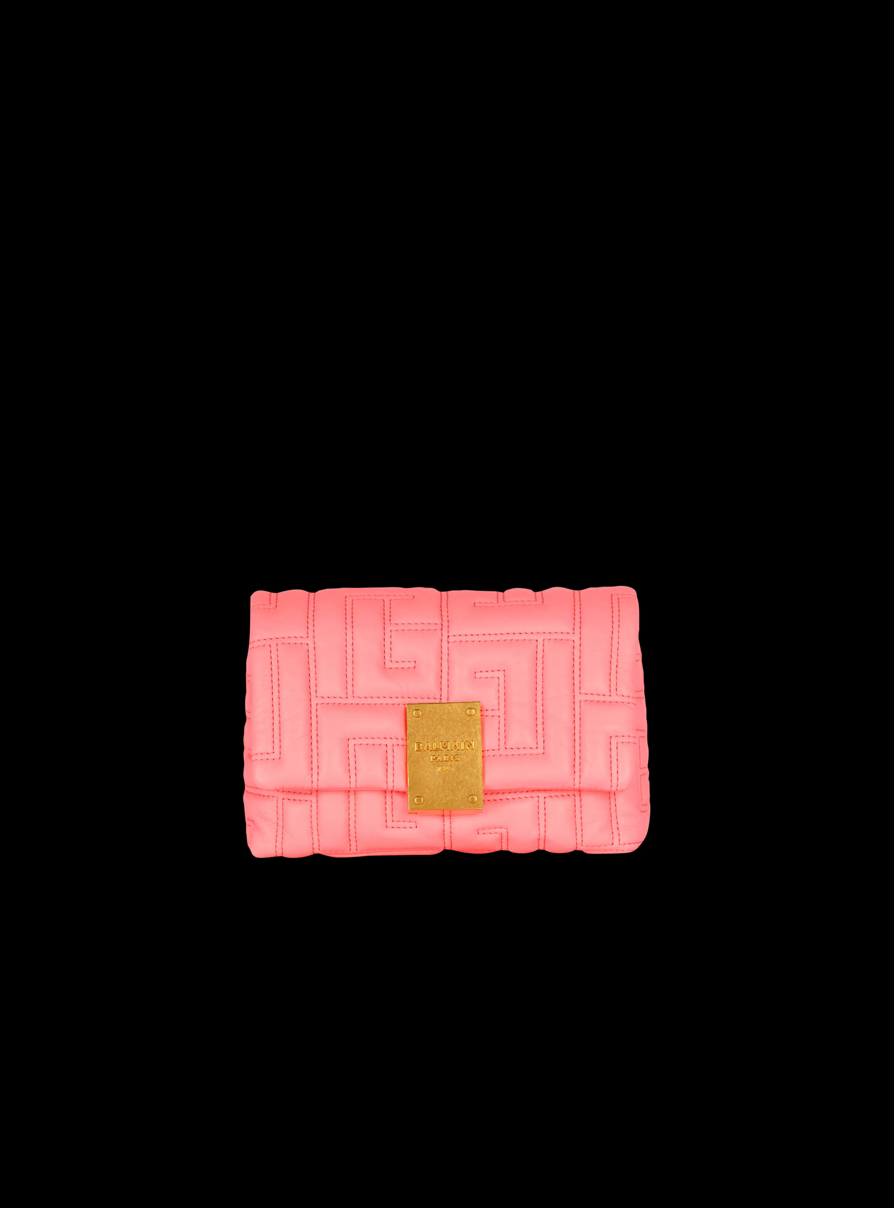 Women Balmain 1945 Soft Quilted Leather Mini Bag