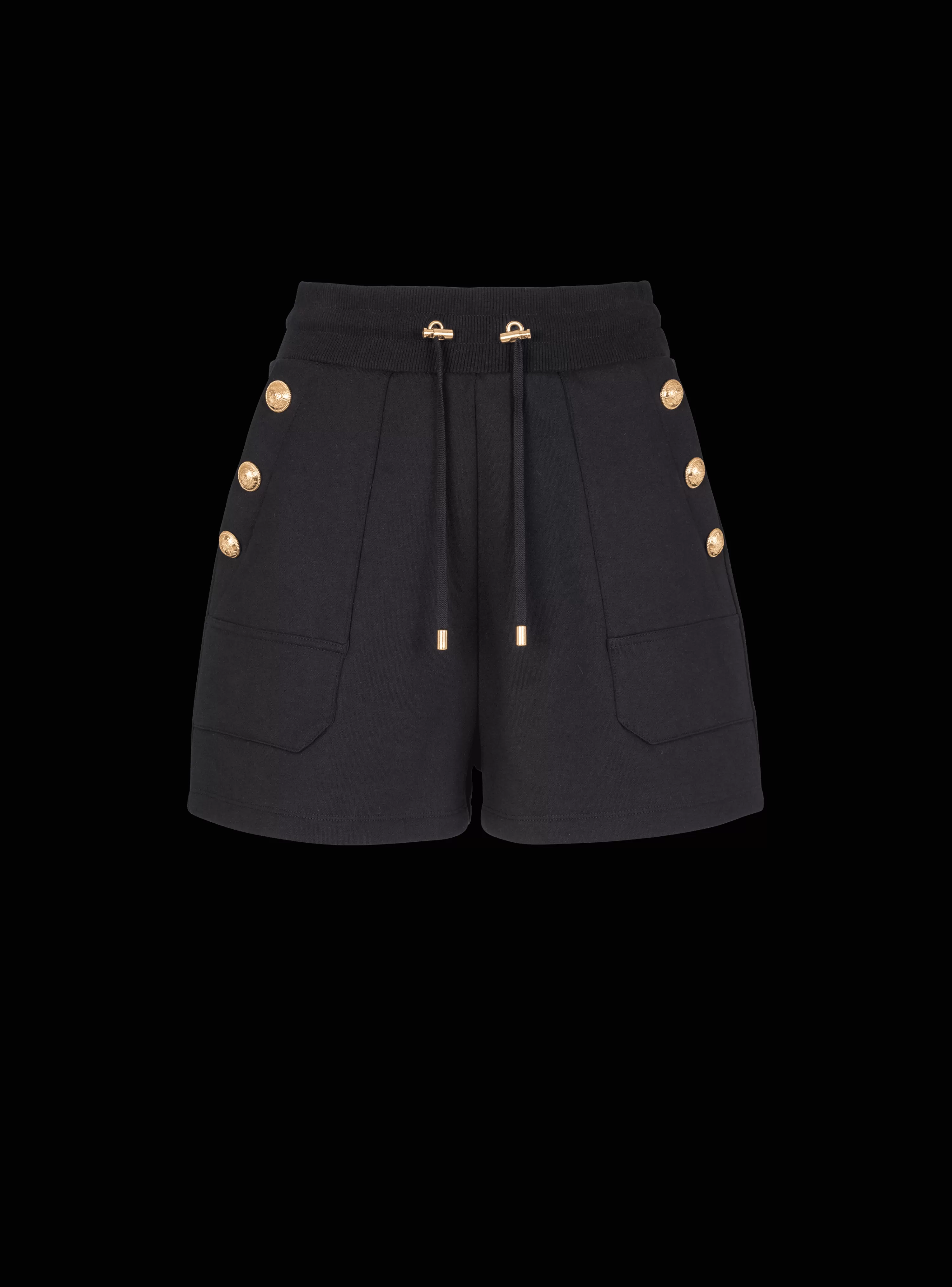 Women Balmain 6-button Knit Shorts