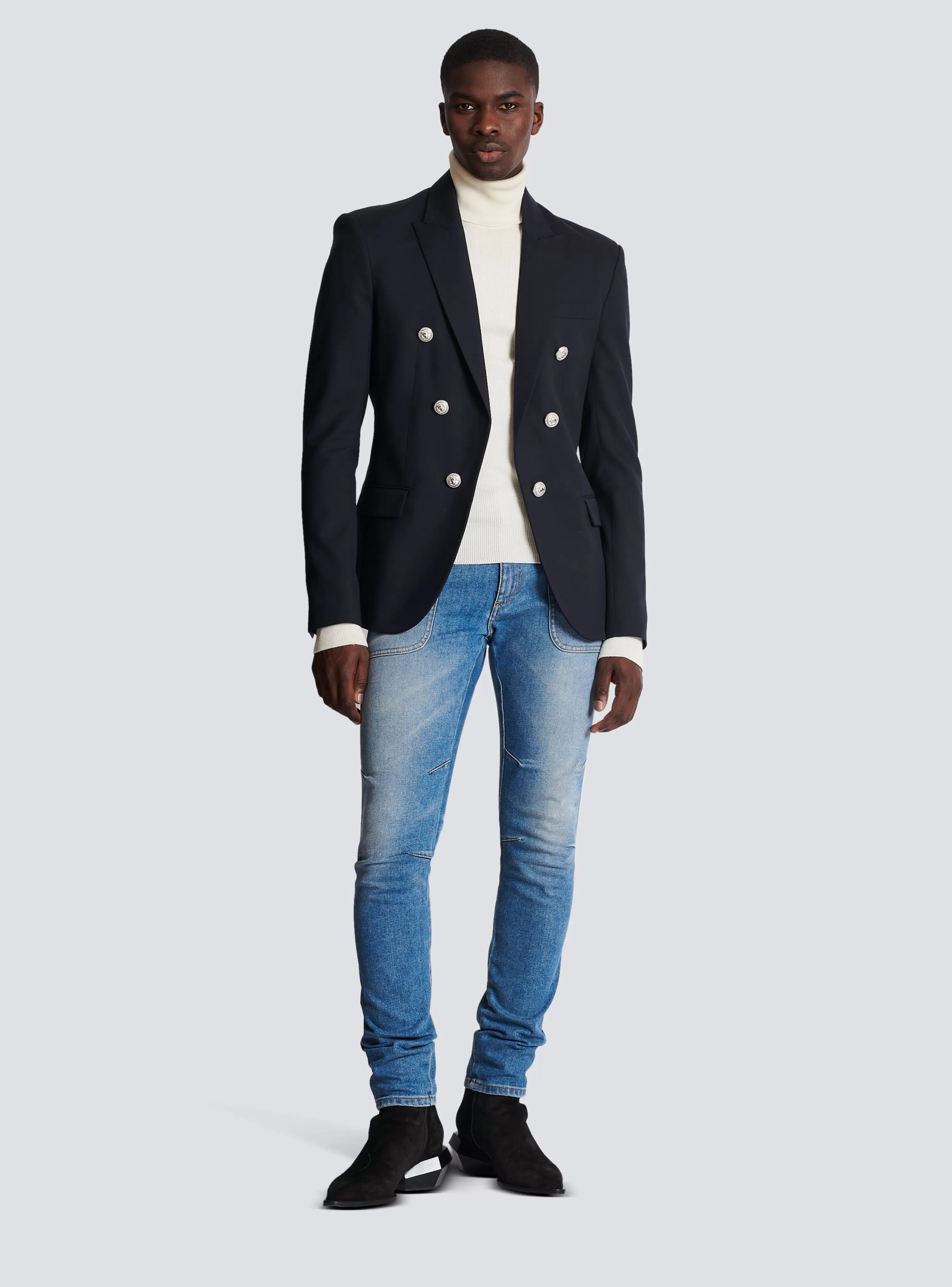 Balmain 6-button Wool Jacket