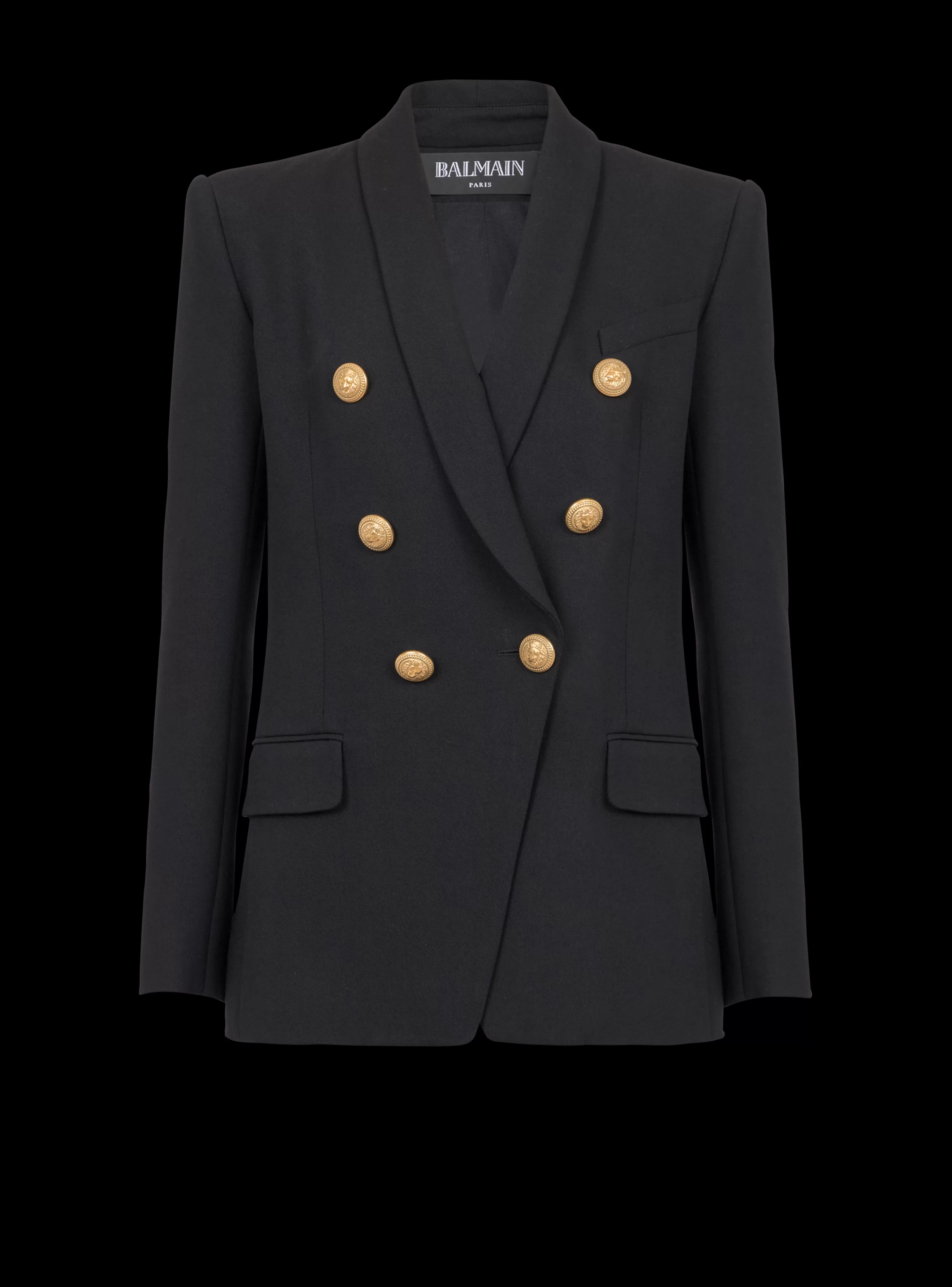 Women Balmain 6-button Wool Jacket