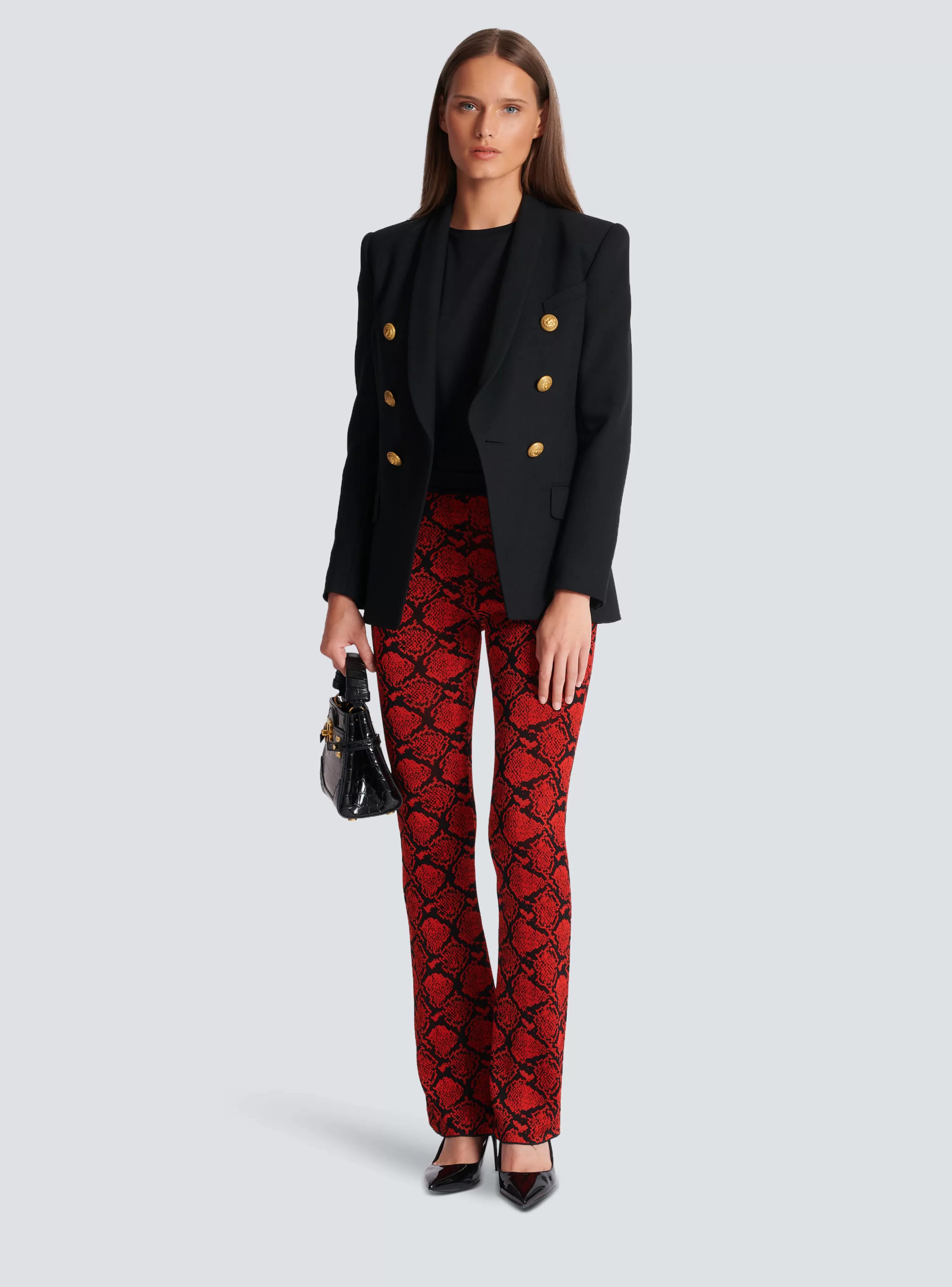 Women Balmain 6-button Wool Jacket