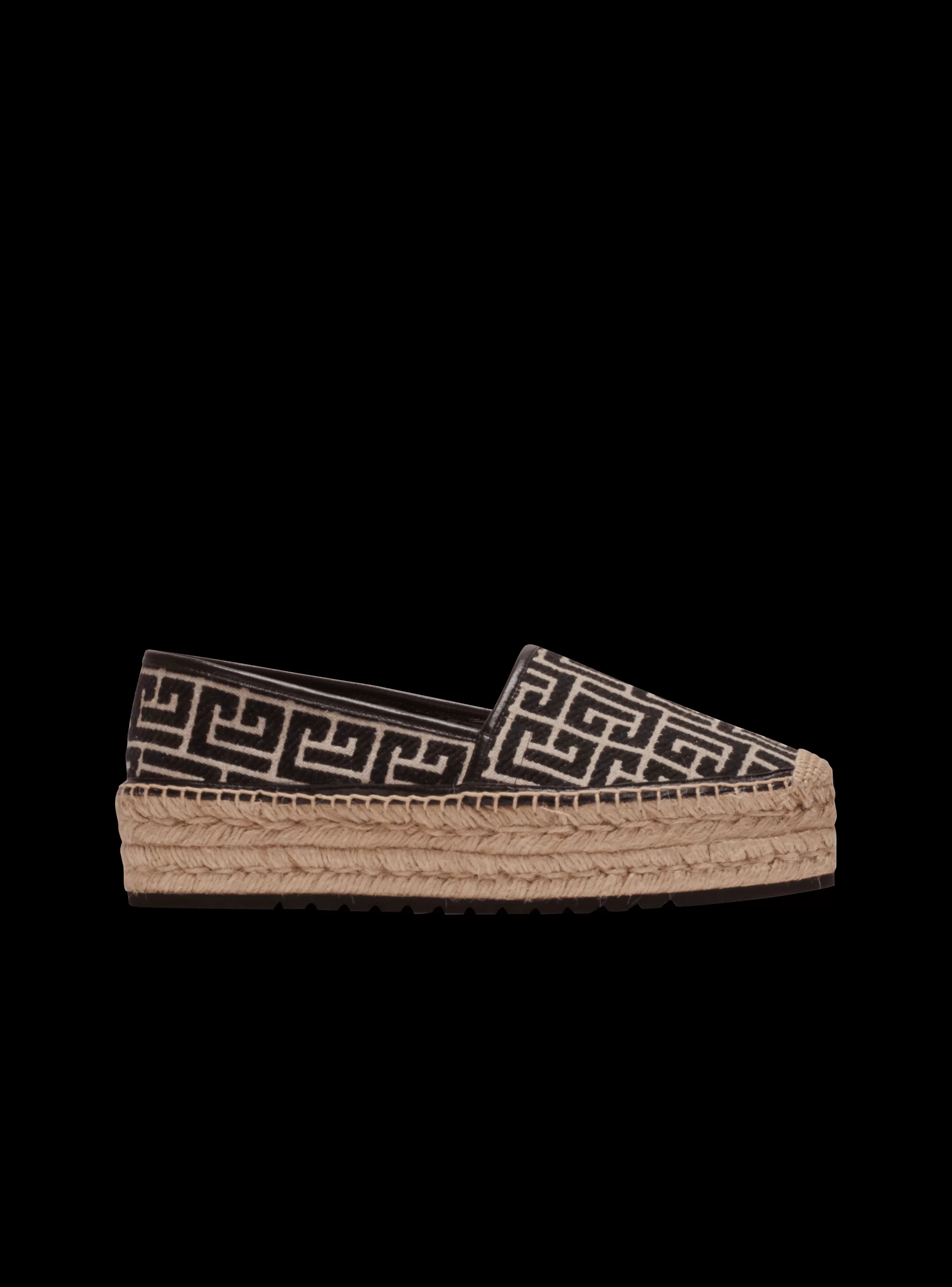 Women Balmain Alex Espadrilles With Jacquard Monogram