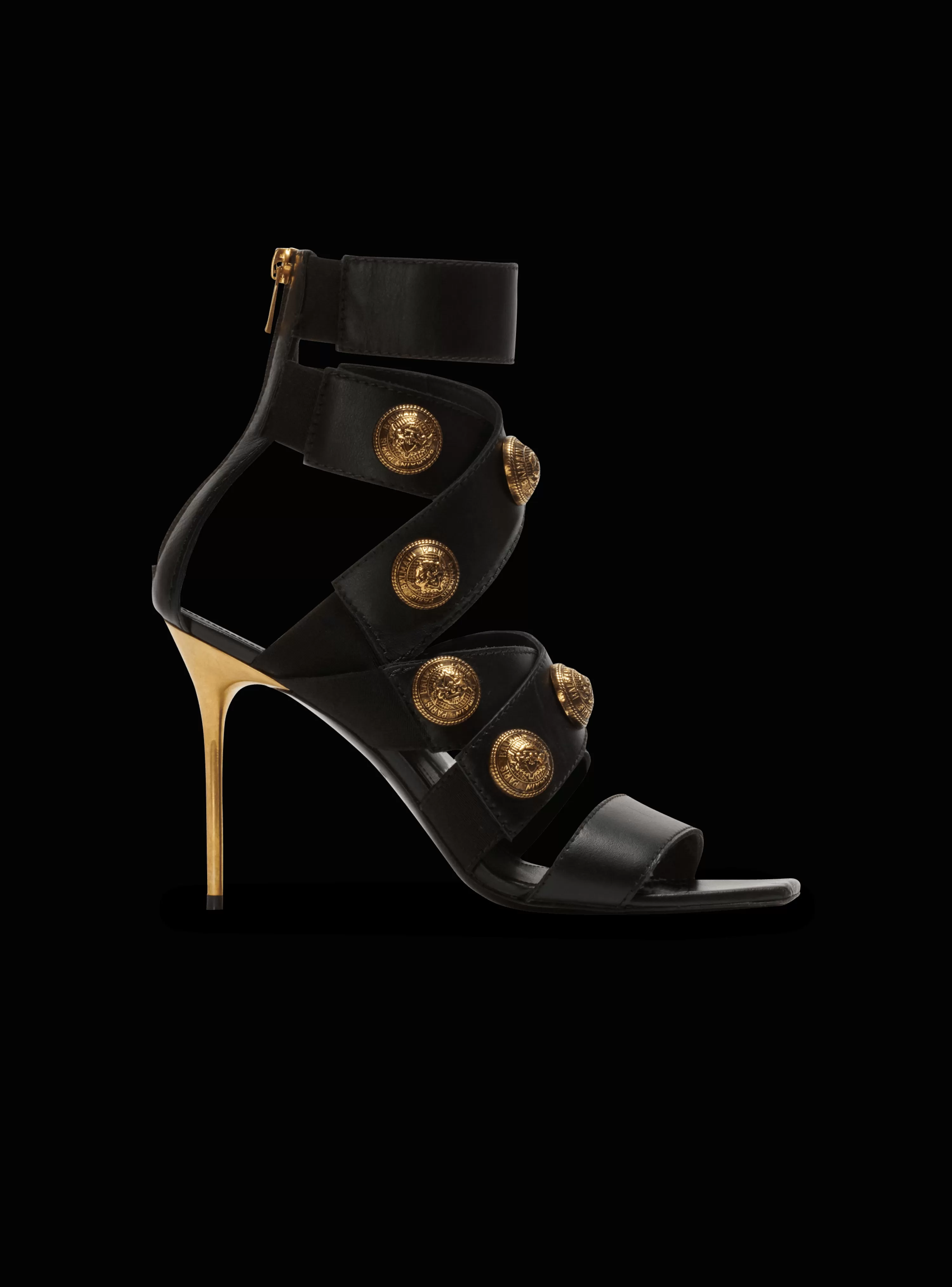 Women Balmain Alma Leather Sandals