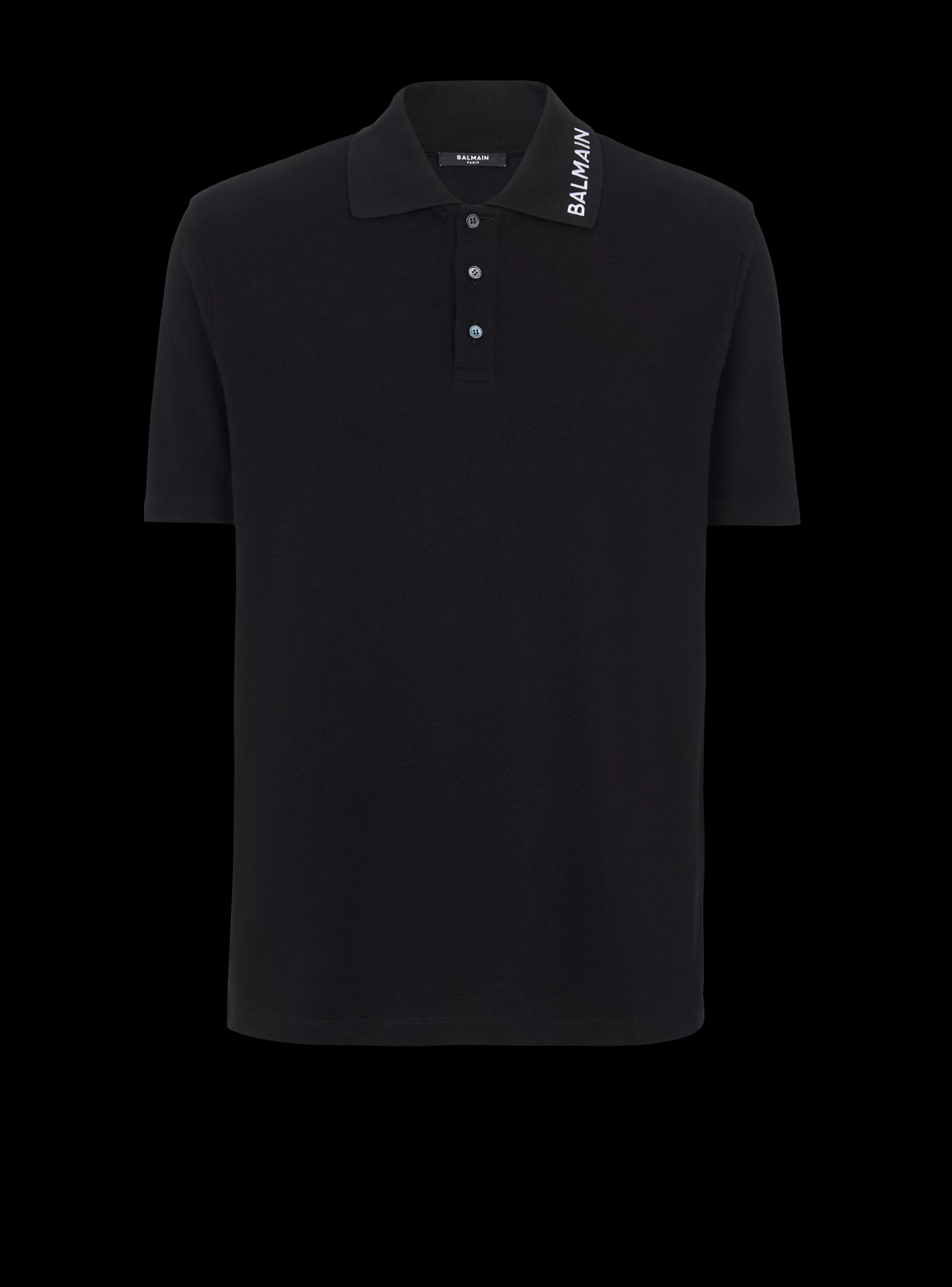 Balmain Embroidered Polo Shirt