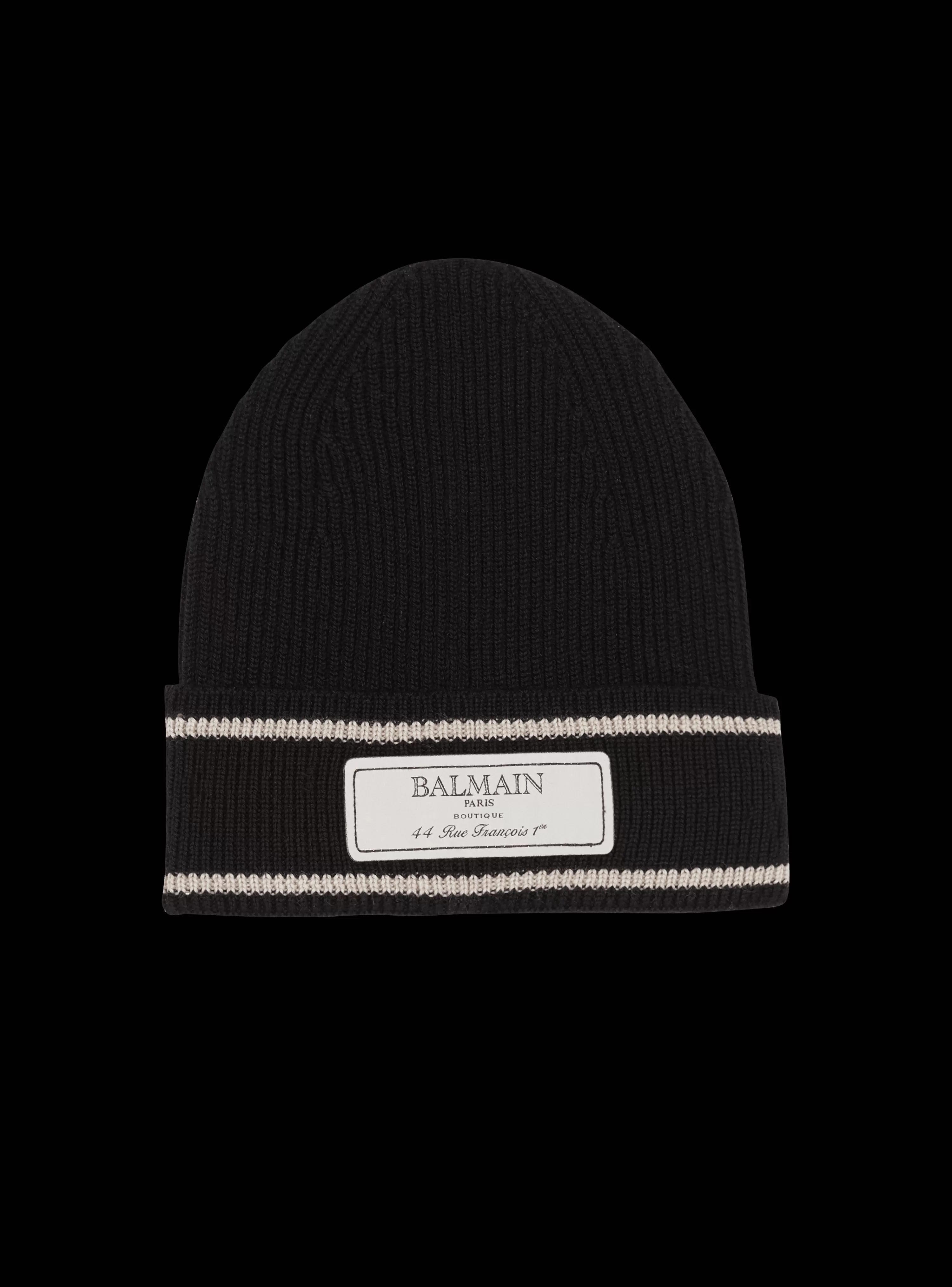 Balmain Label Beanie