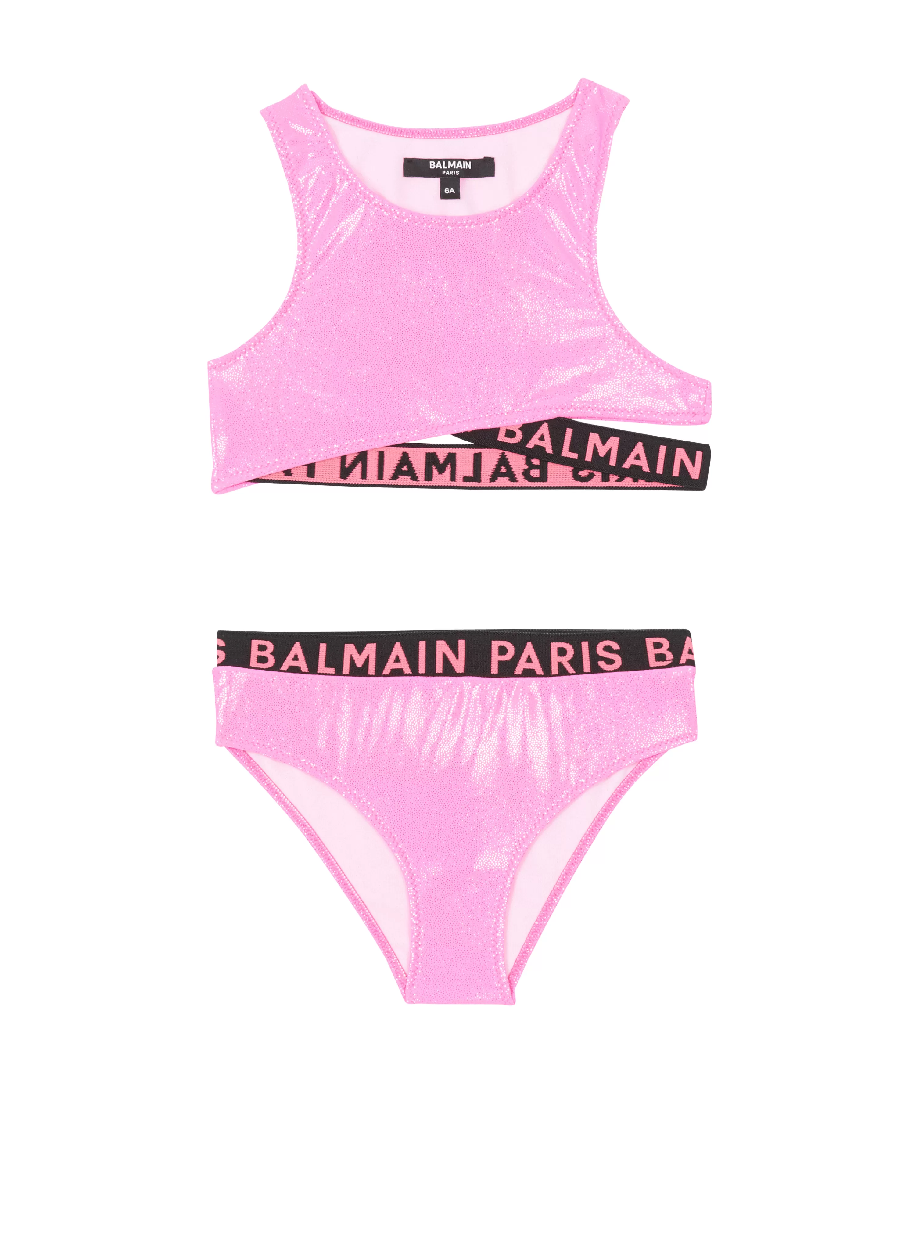 Kids Balmain Metal Bikini Bralette