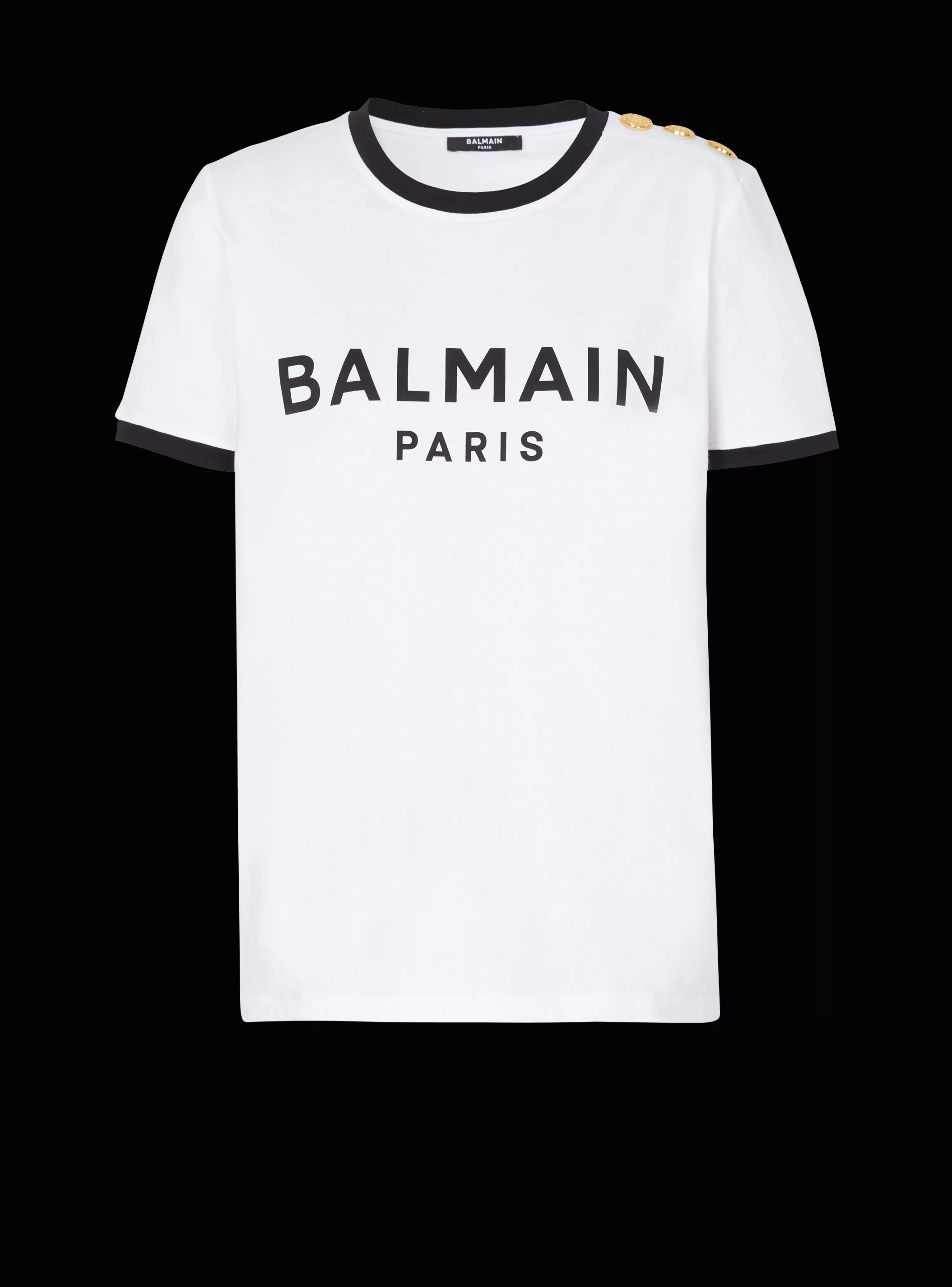 Women Balmain Paris 3-button T-shirt