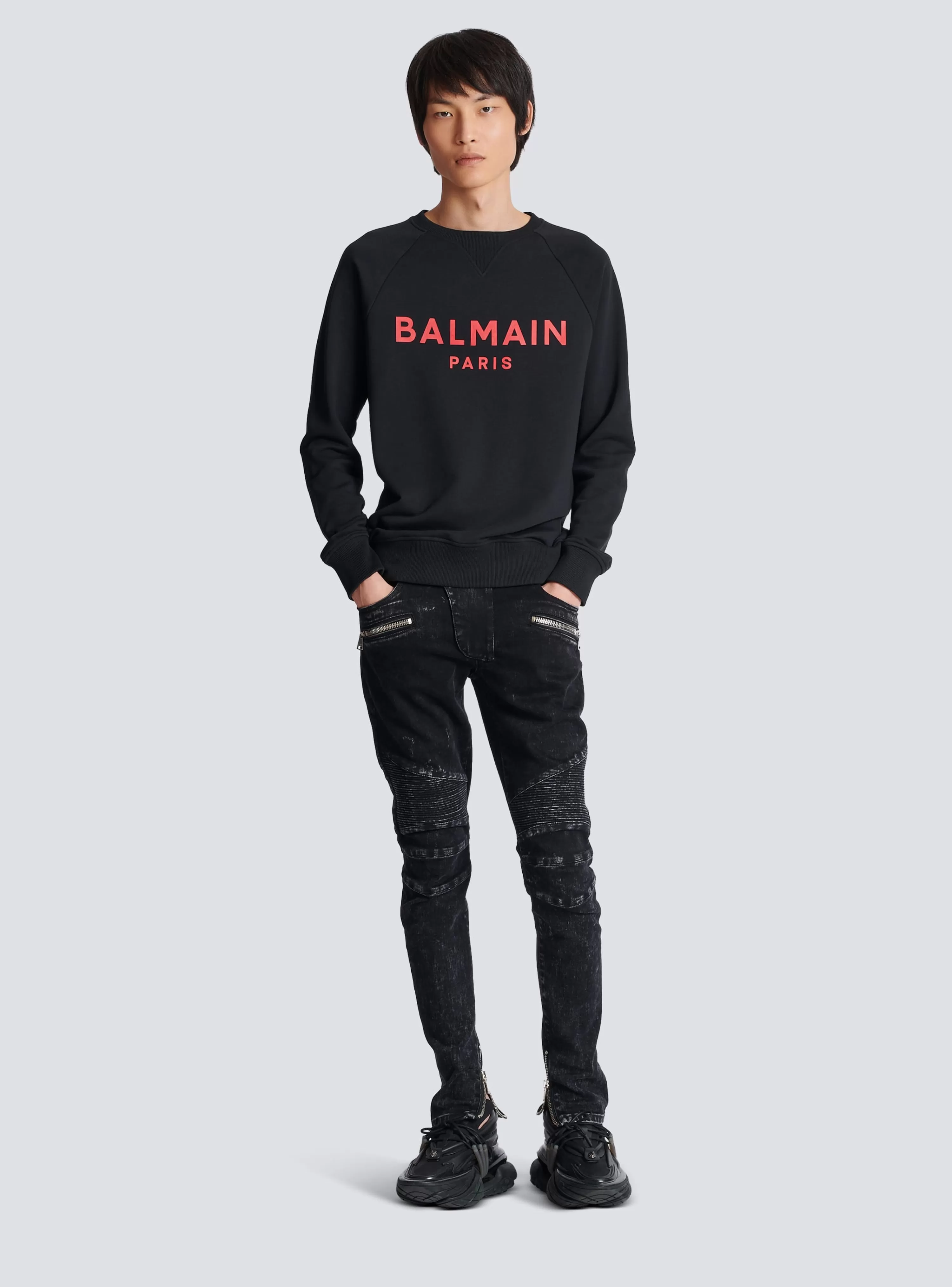 Balmain Paris Printed Sweatshirt