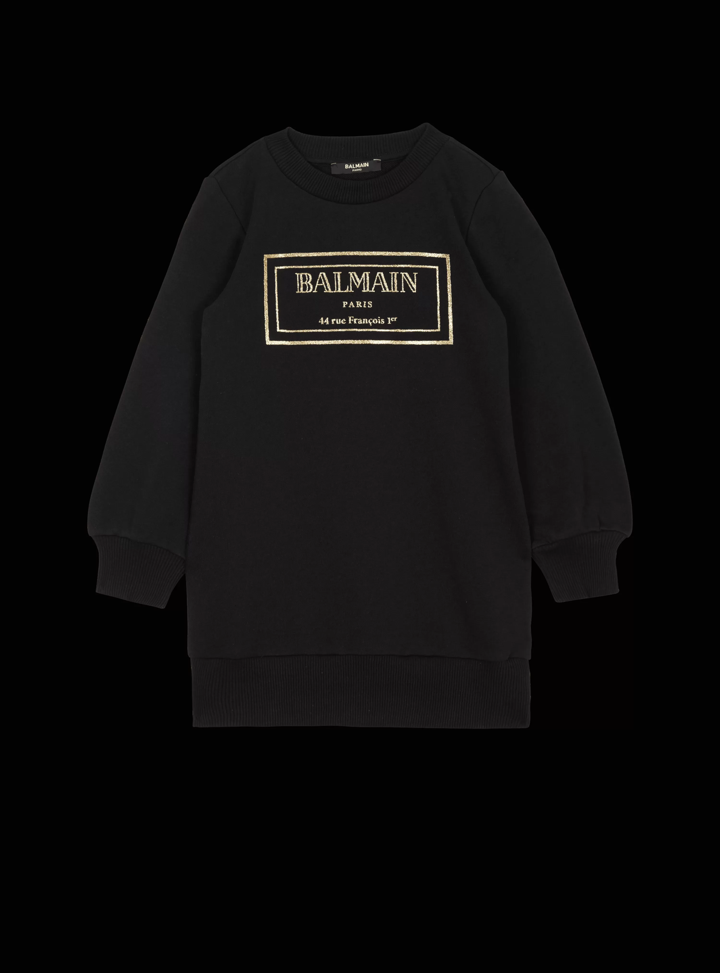 Kids Balmain Paris Sweatshirt Dress