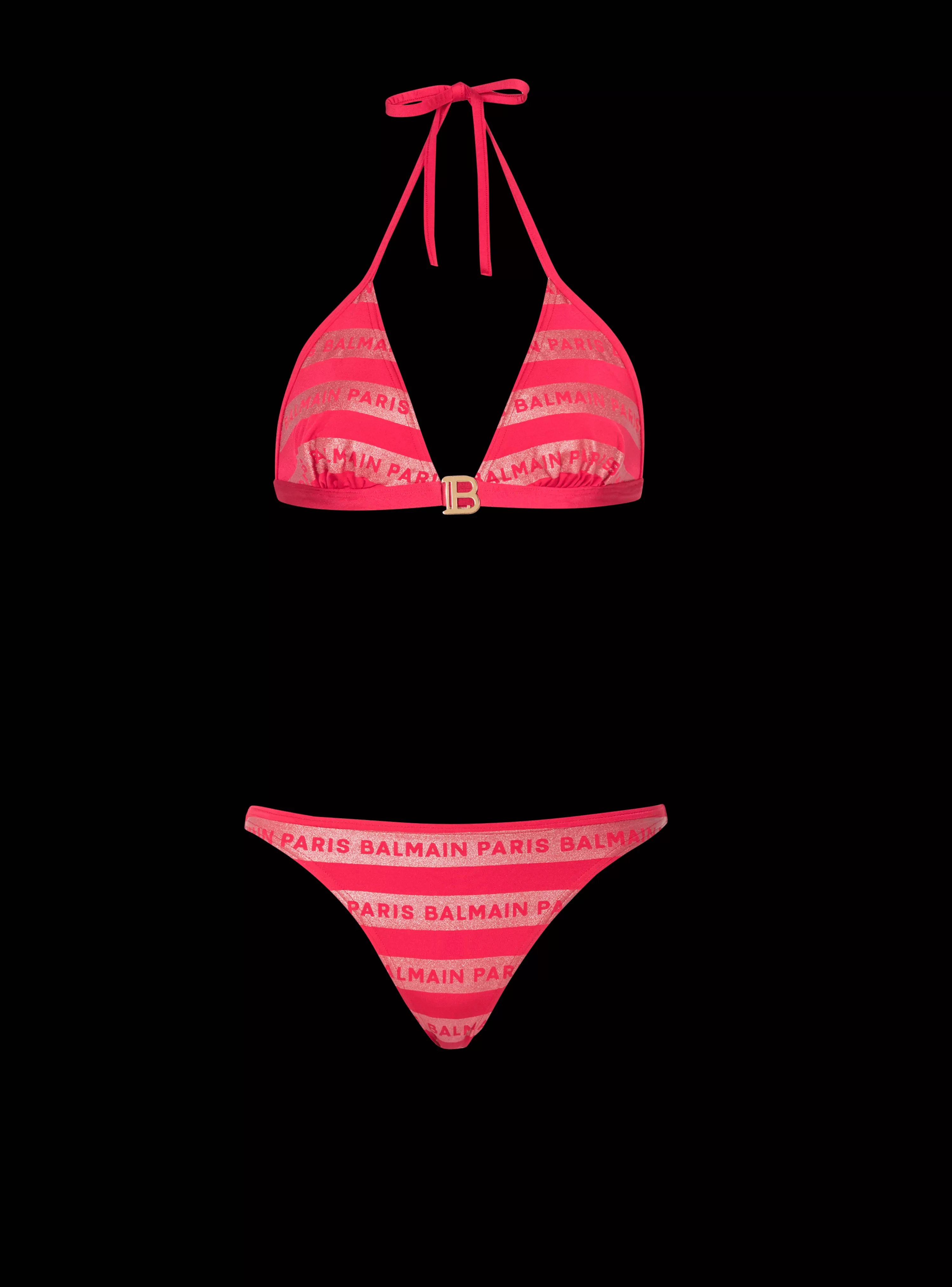 Women Balmain Paris Triangle Bikini