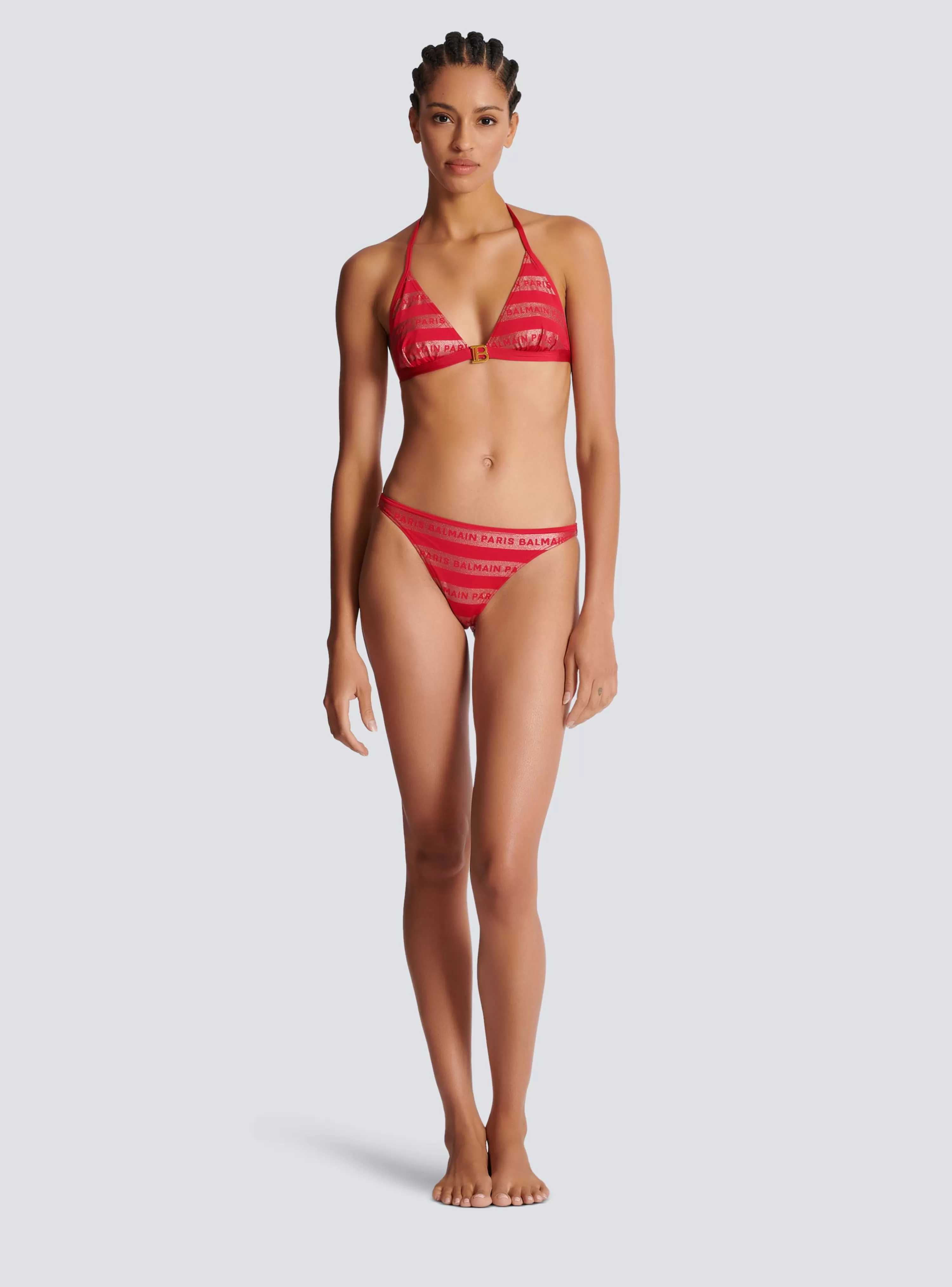 Women Balmain Paris Triangle Bikini