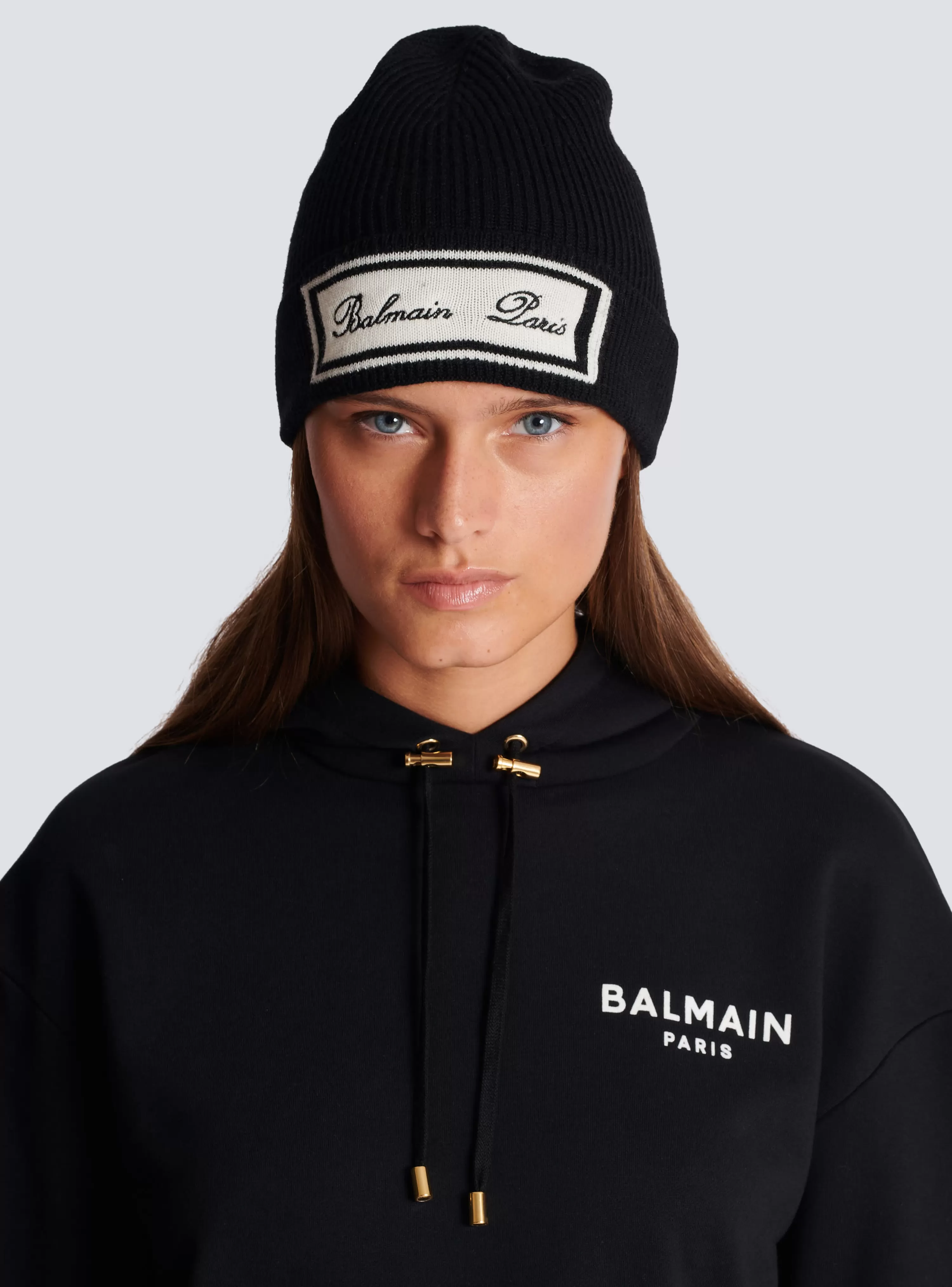 Women Balmain Signature Beanie