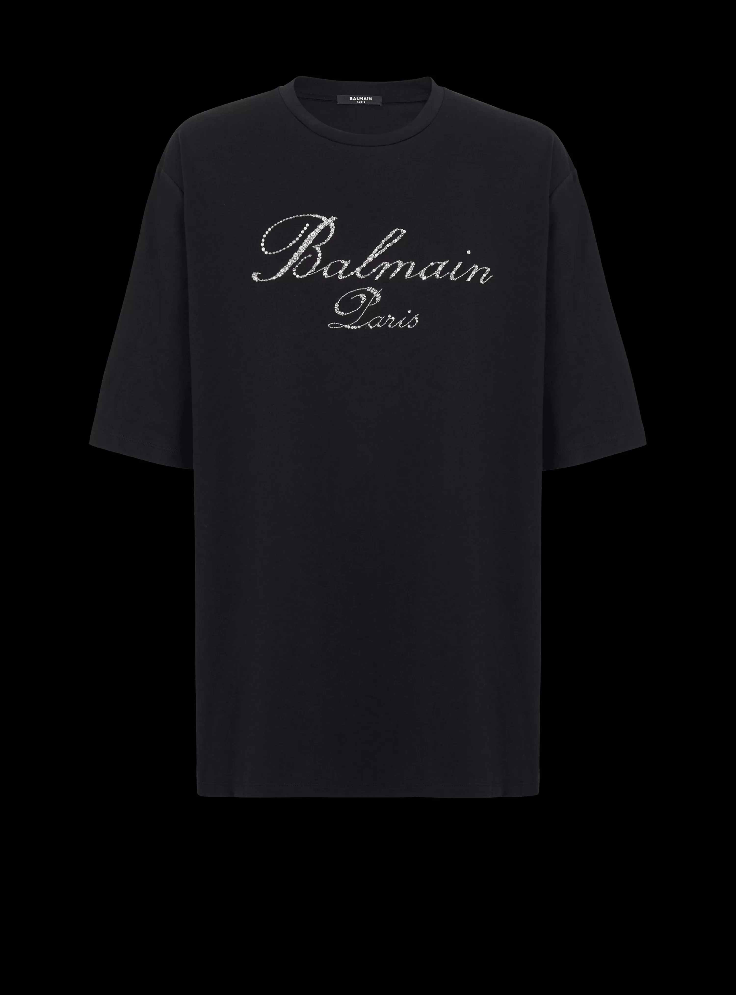 Balmain Signature Embroidered T-shirt