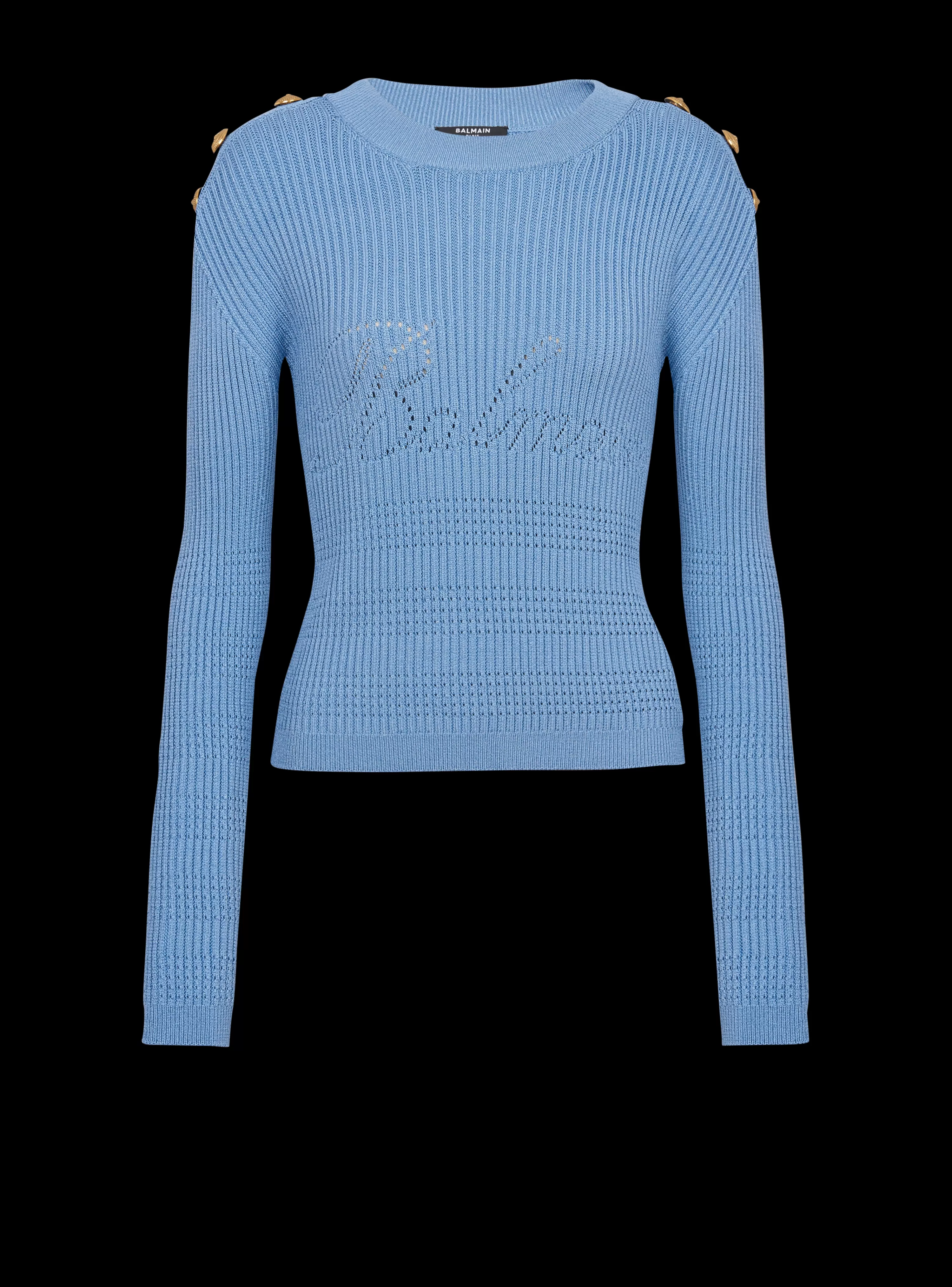 Women Balmain Signature Knit Jumper