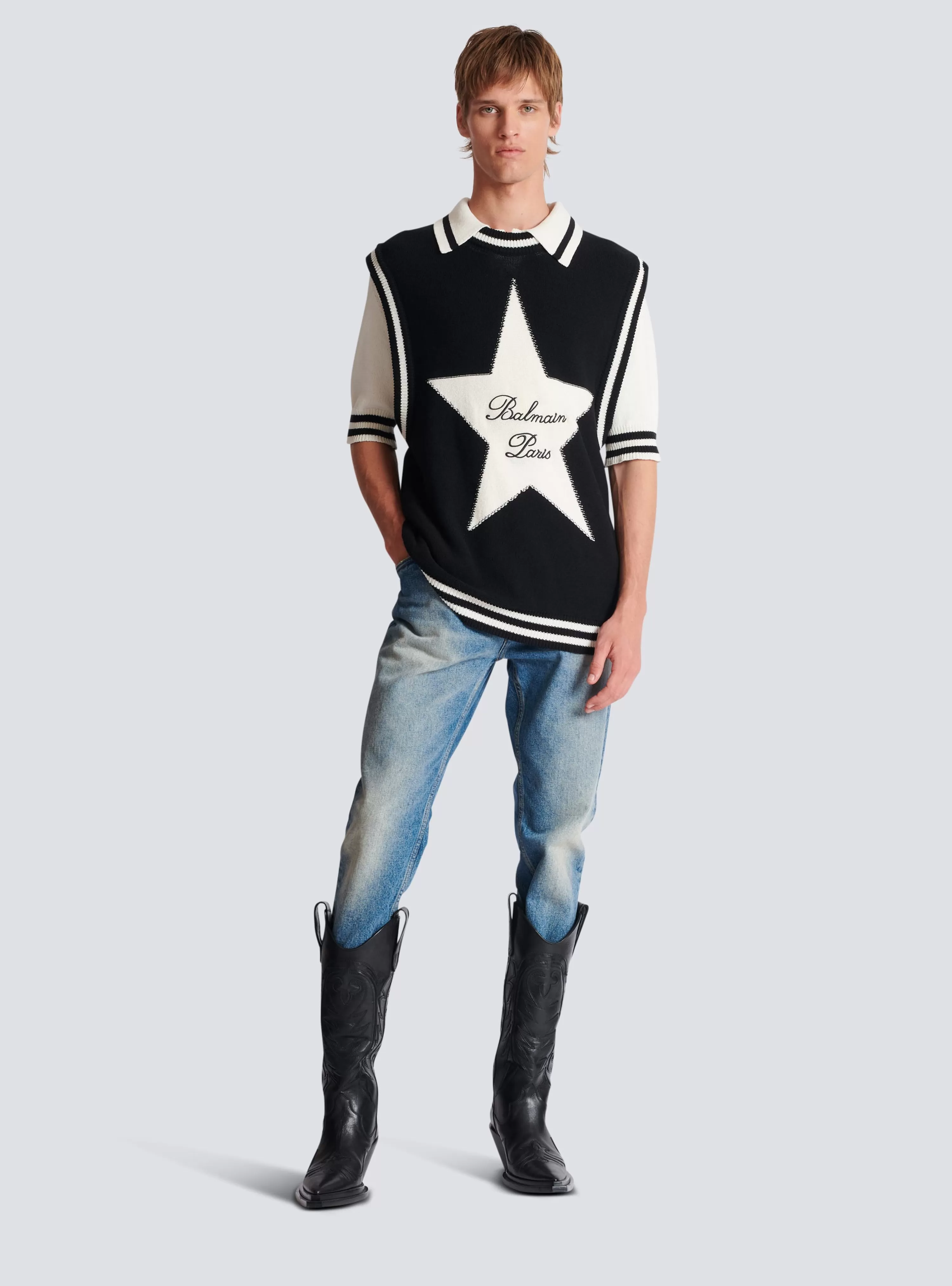 Balmain Signature Star Jumper