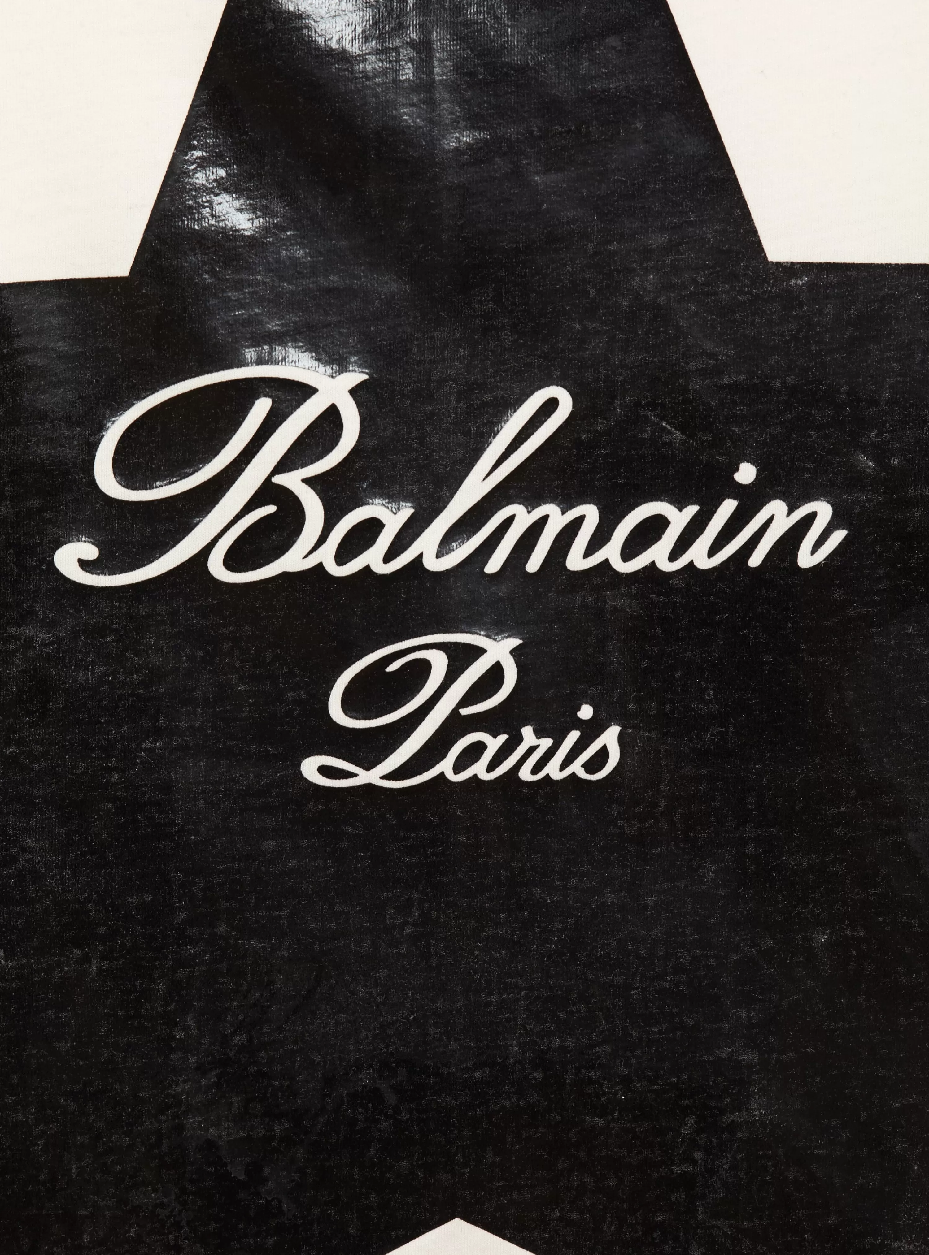 Kids Balmain Signature Stars T-shirt