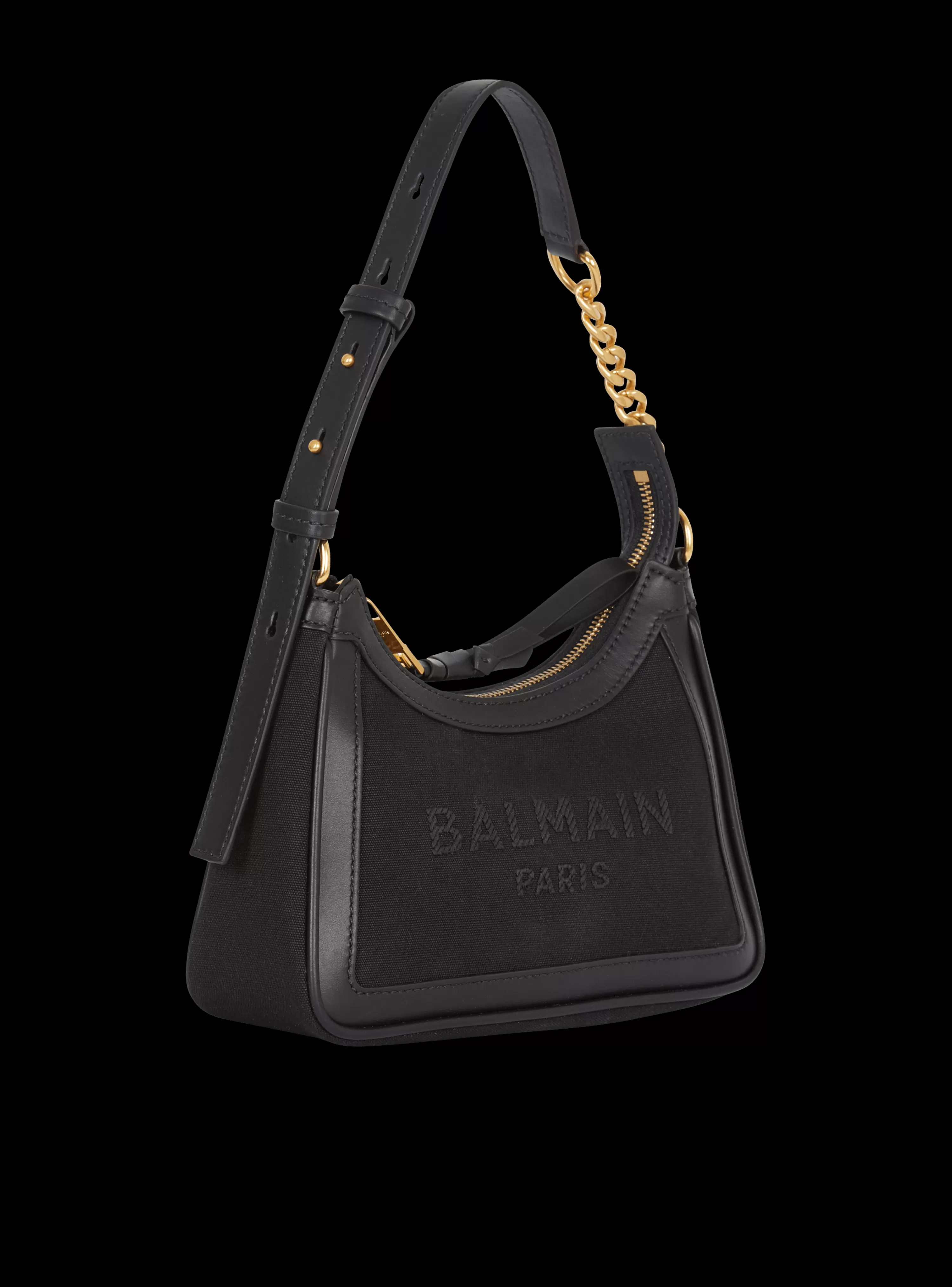 Women Balmain B-Army Canvas And Leather Handbag