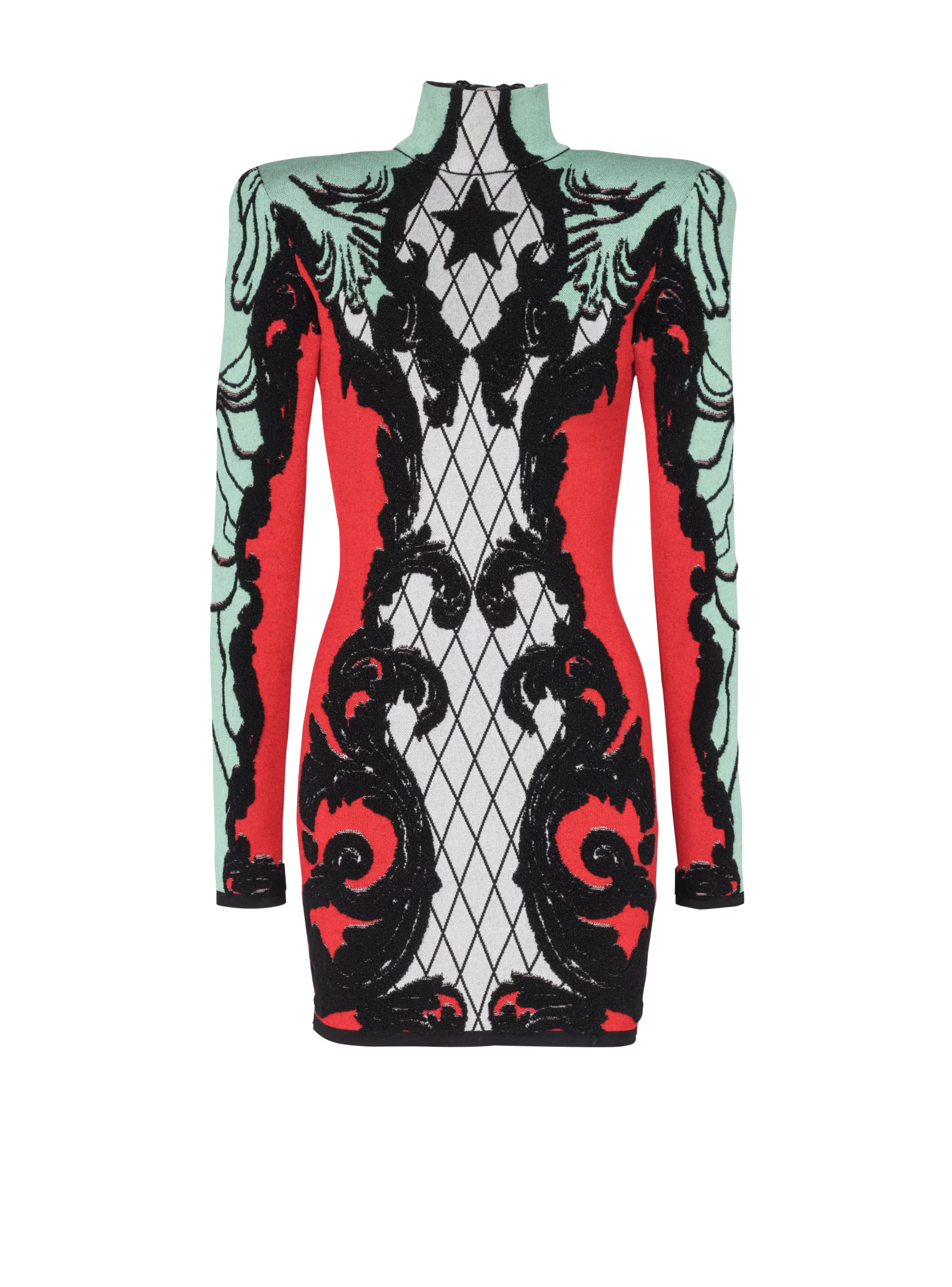 Women Balmain Baroque Jacquard Dress