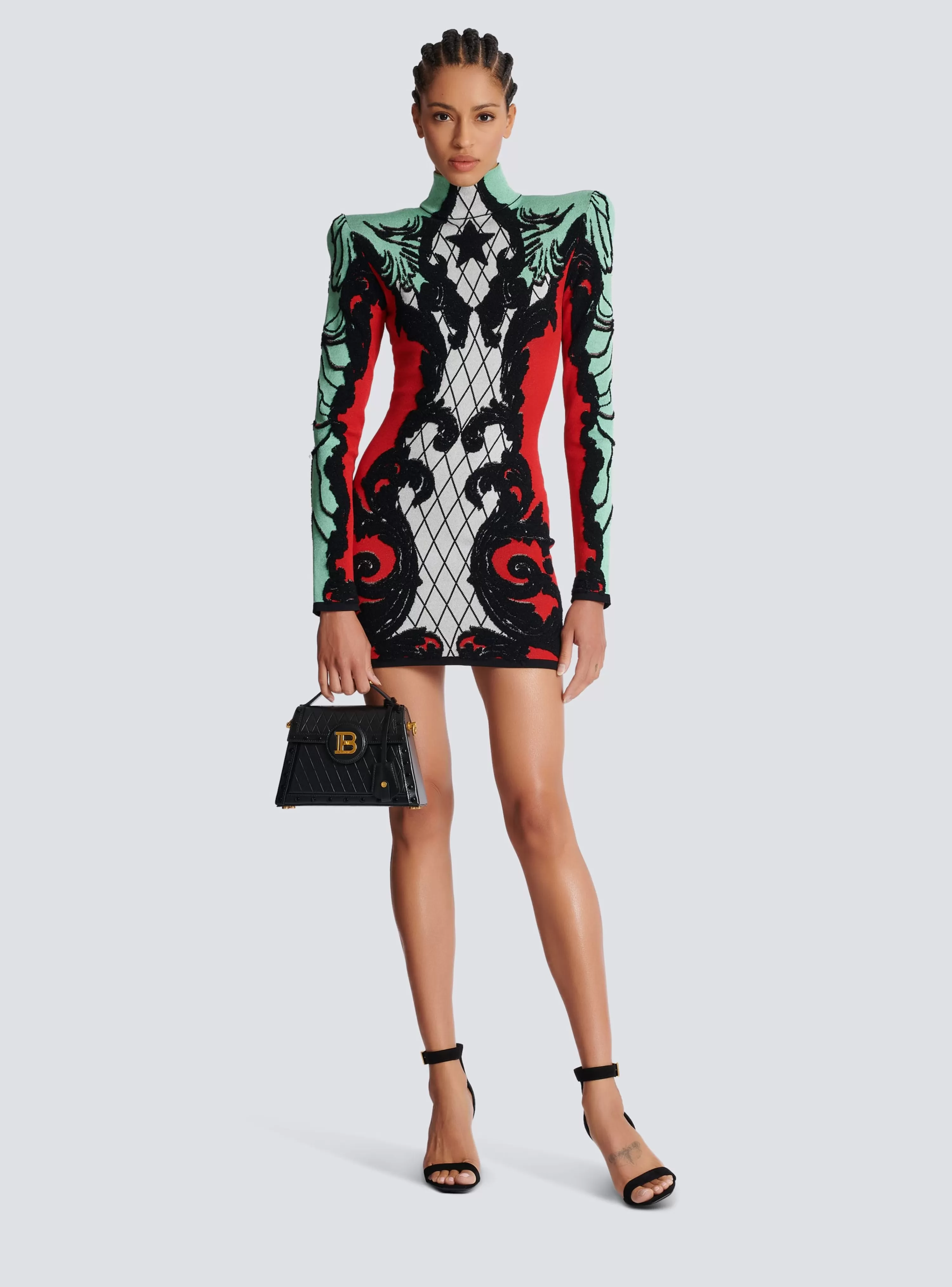 Women Balmain Baroque Jacquard Dress