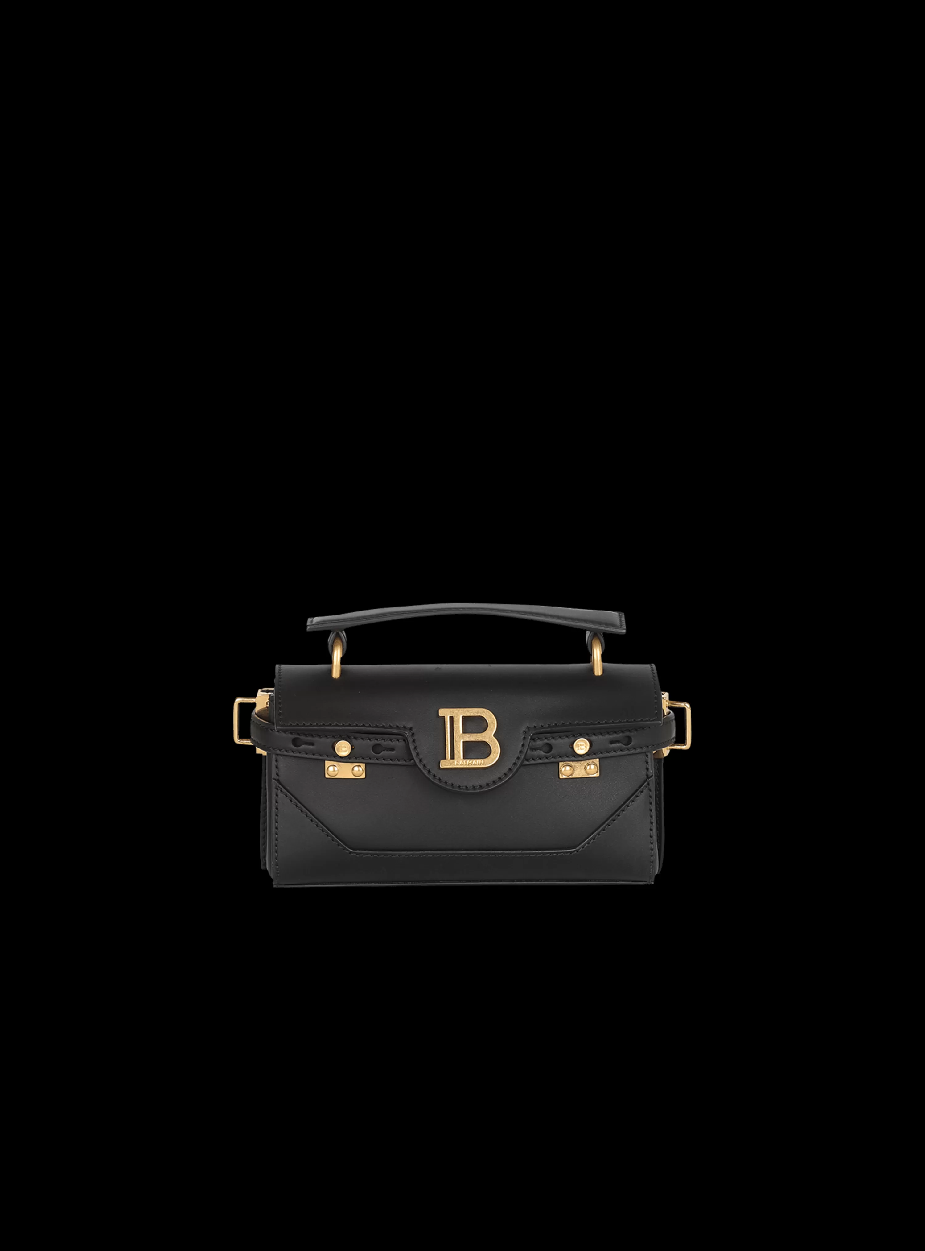 Women Balmain B-Buzz 19 Leather Bag