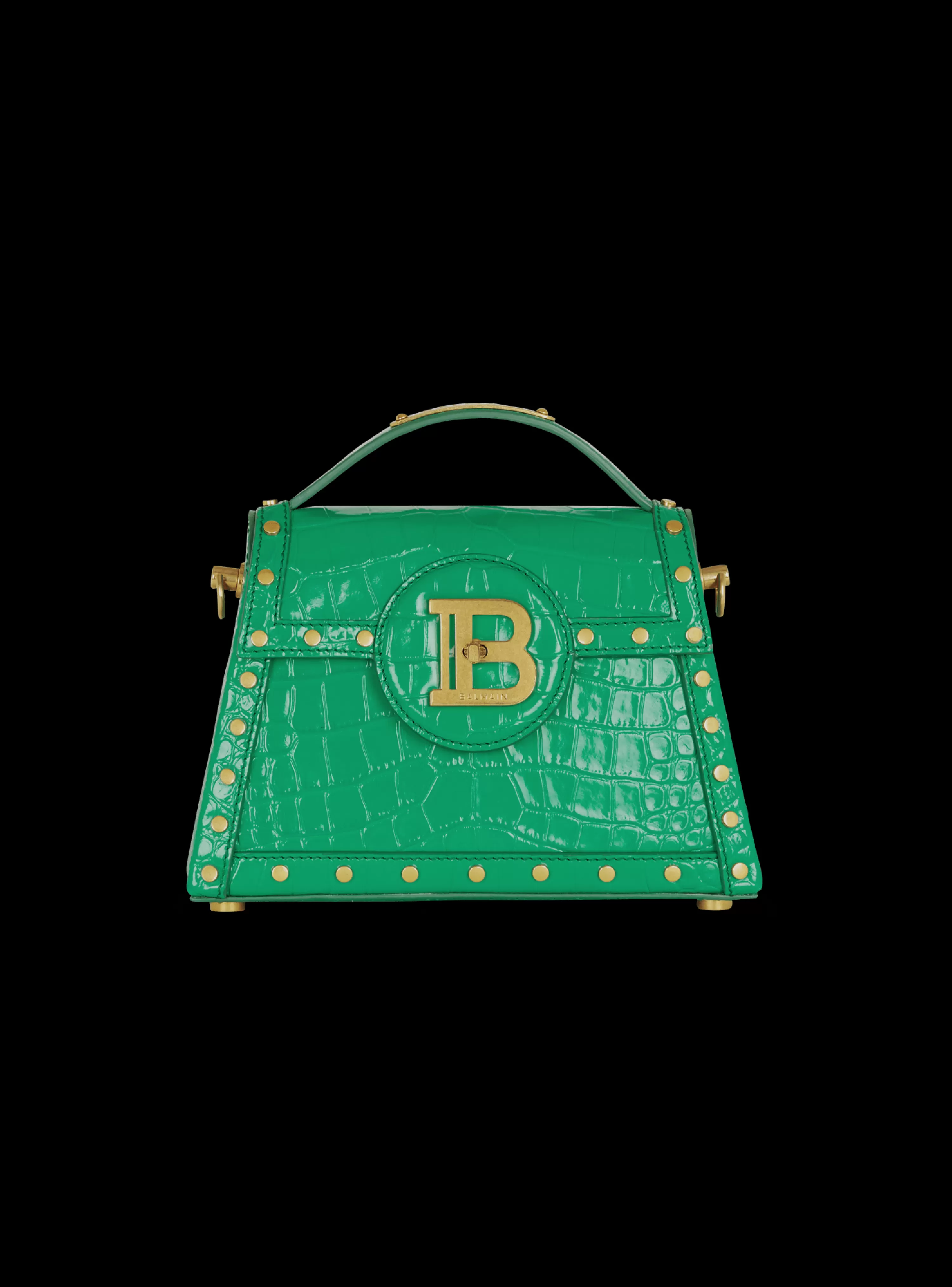 Women Balmain B-Buzz Dynasty Bag In Patent Leather