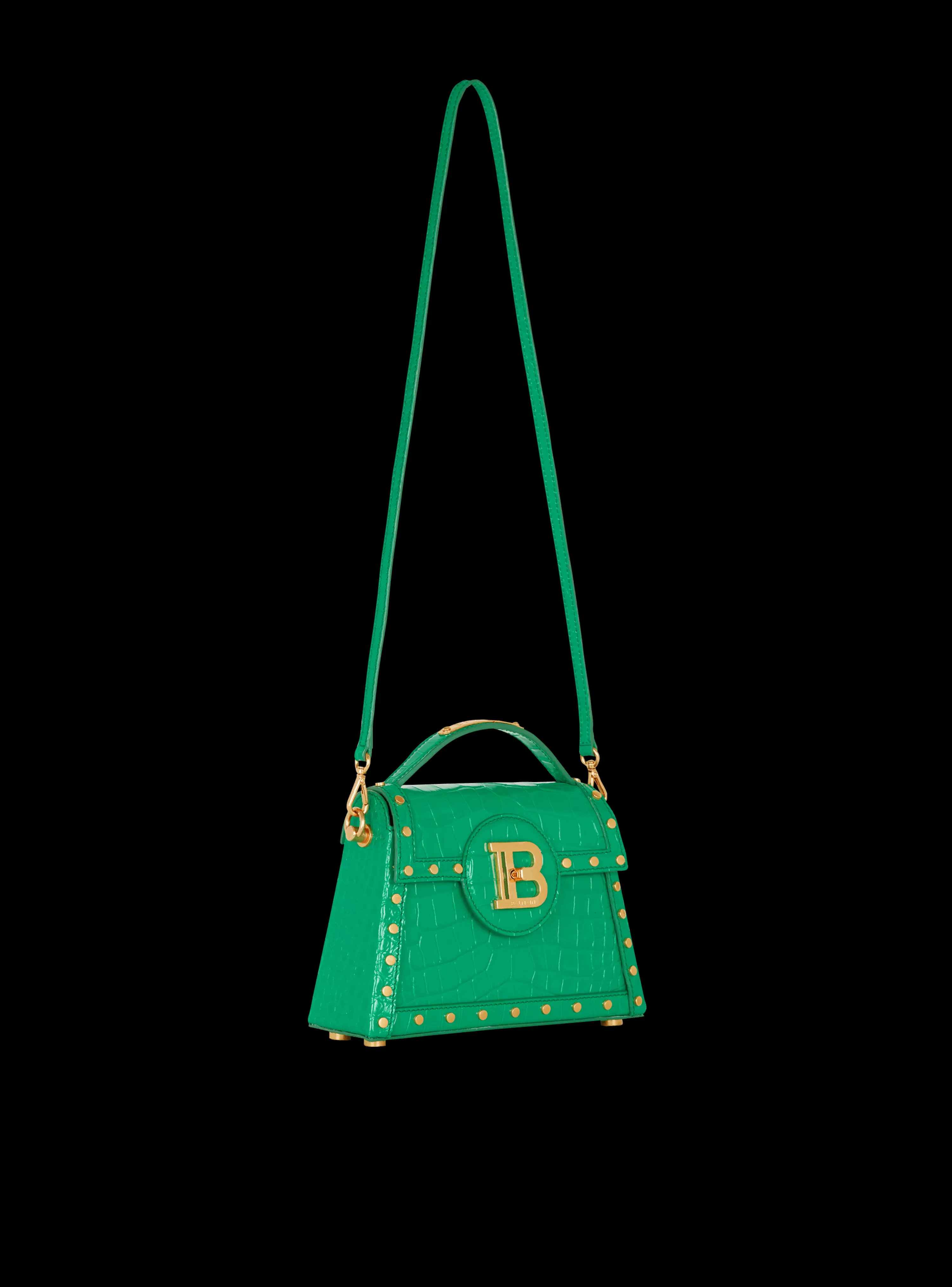 Women Balmain B-Buzz Dynasty Bag In Patent Leather