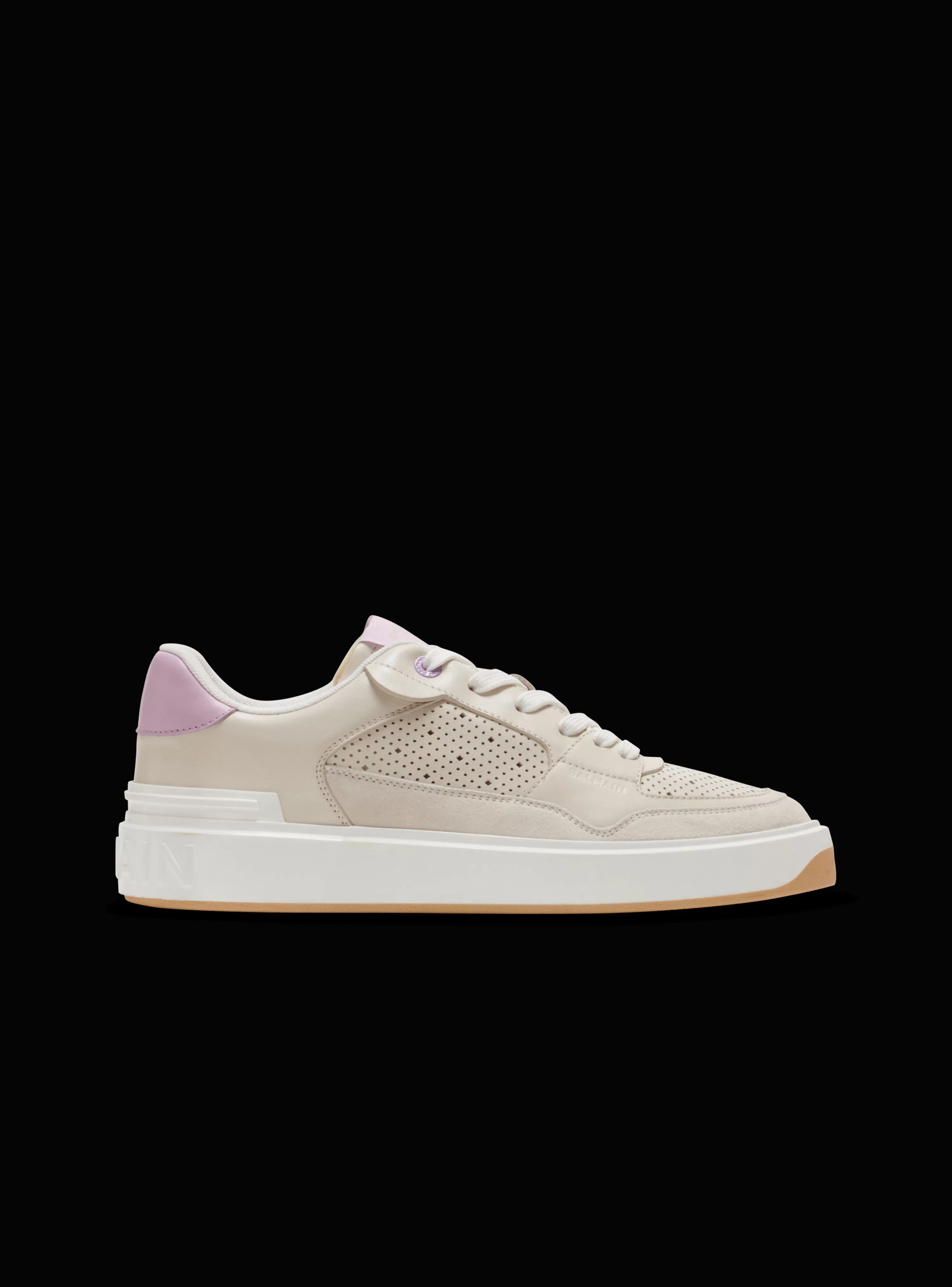 Women Balmain B-Court Flip Leather Trainers