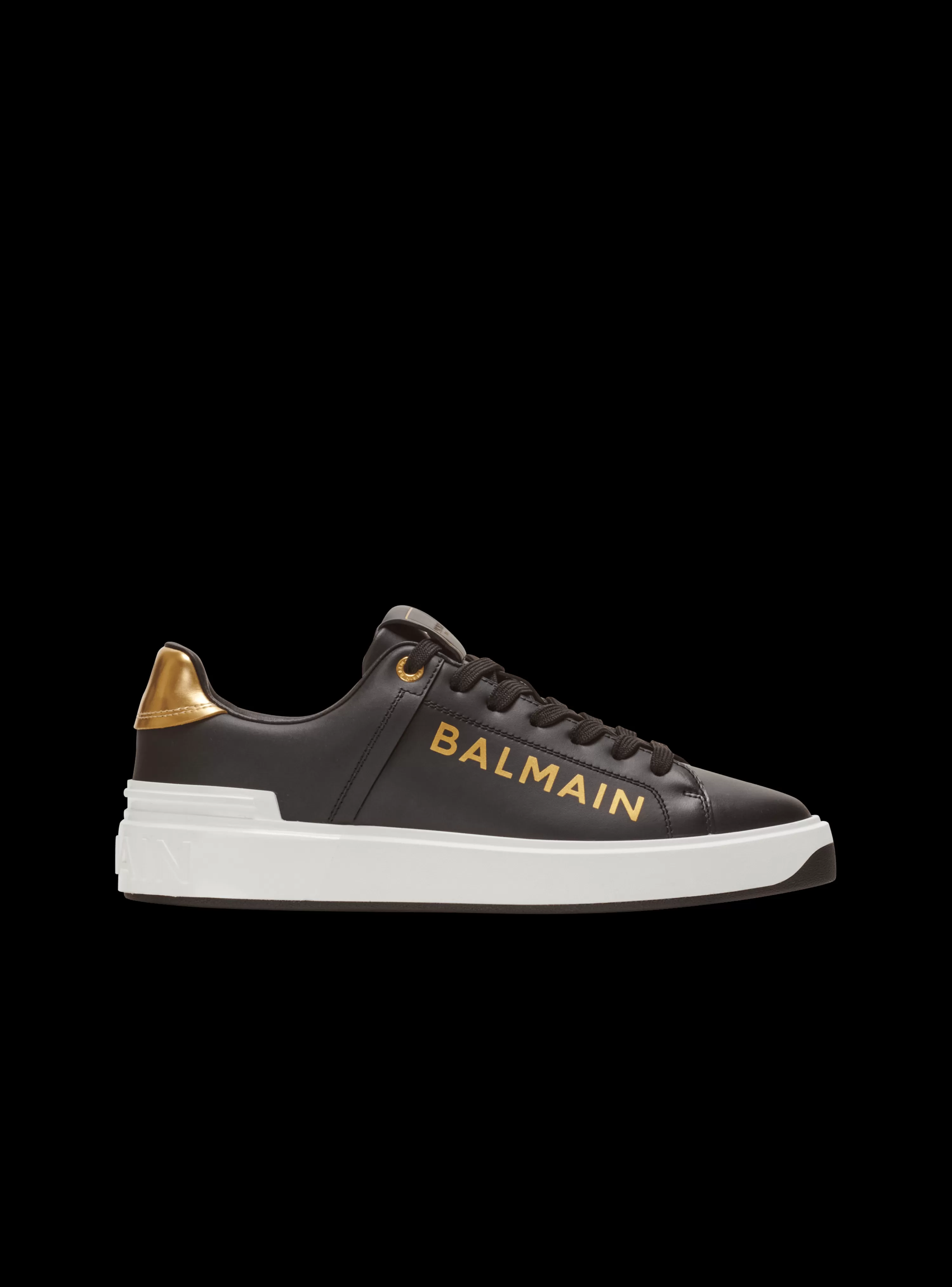 Women Balmain B-Court Leather Trainers