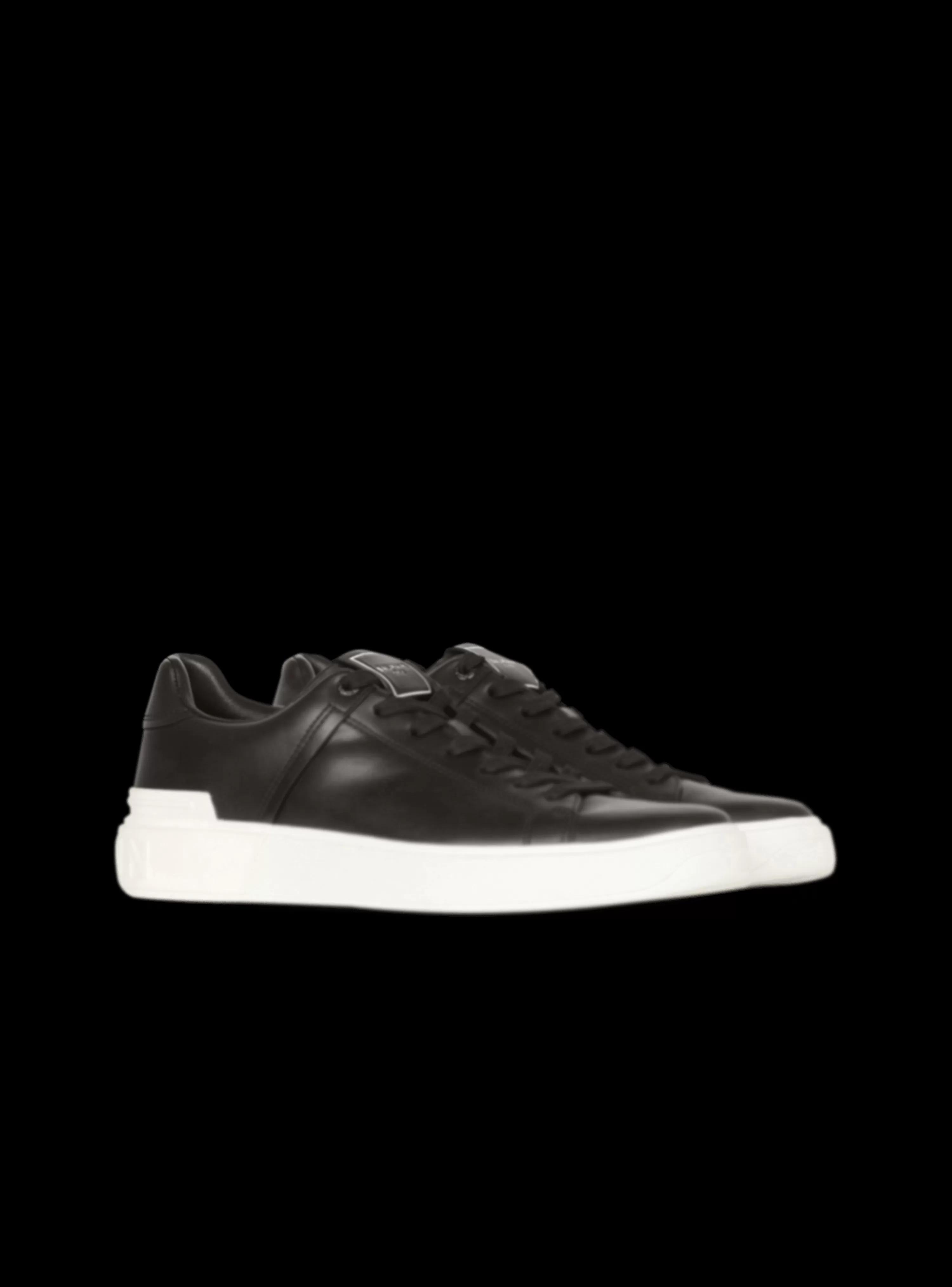 Balmain B-Court Leather Trainers