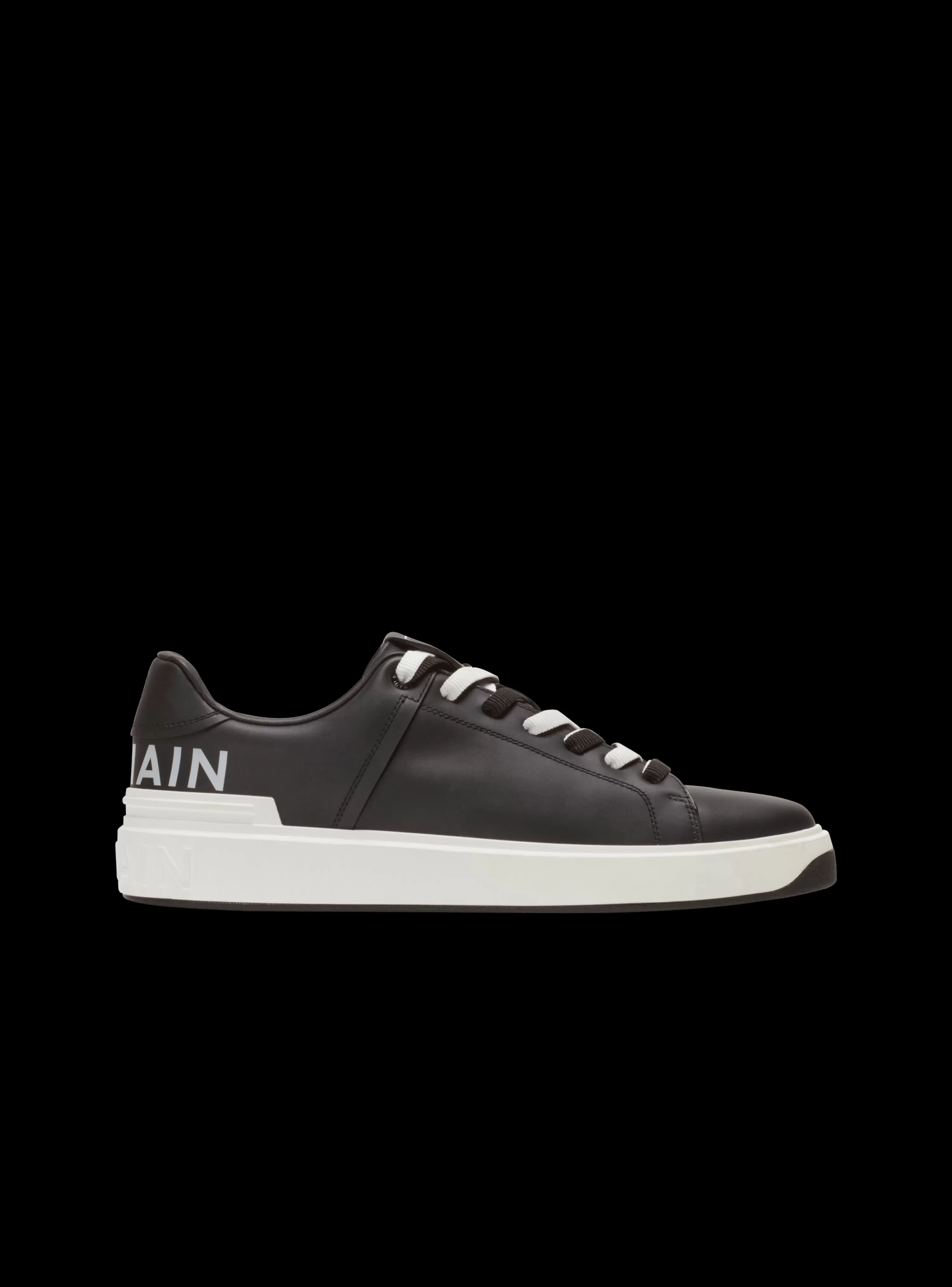 Balmain B-Court Smooth Leather Trainers