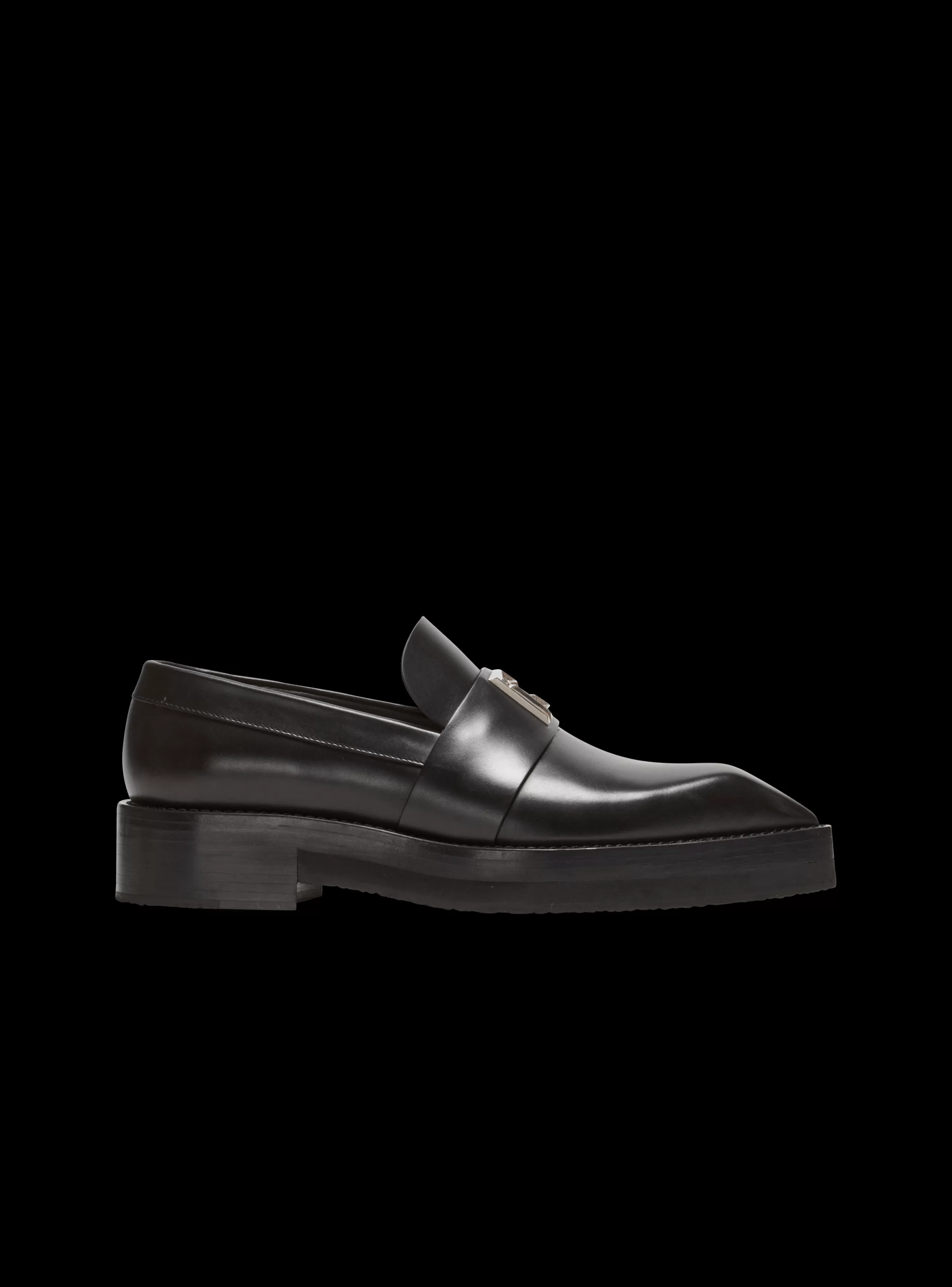 Balmain Ben Smooth Leather Loafers