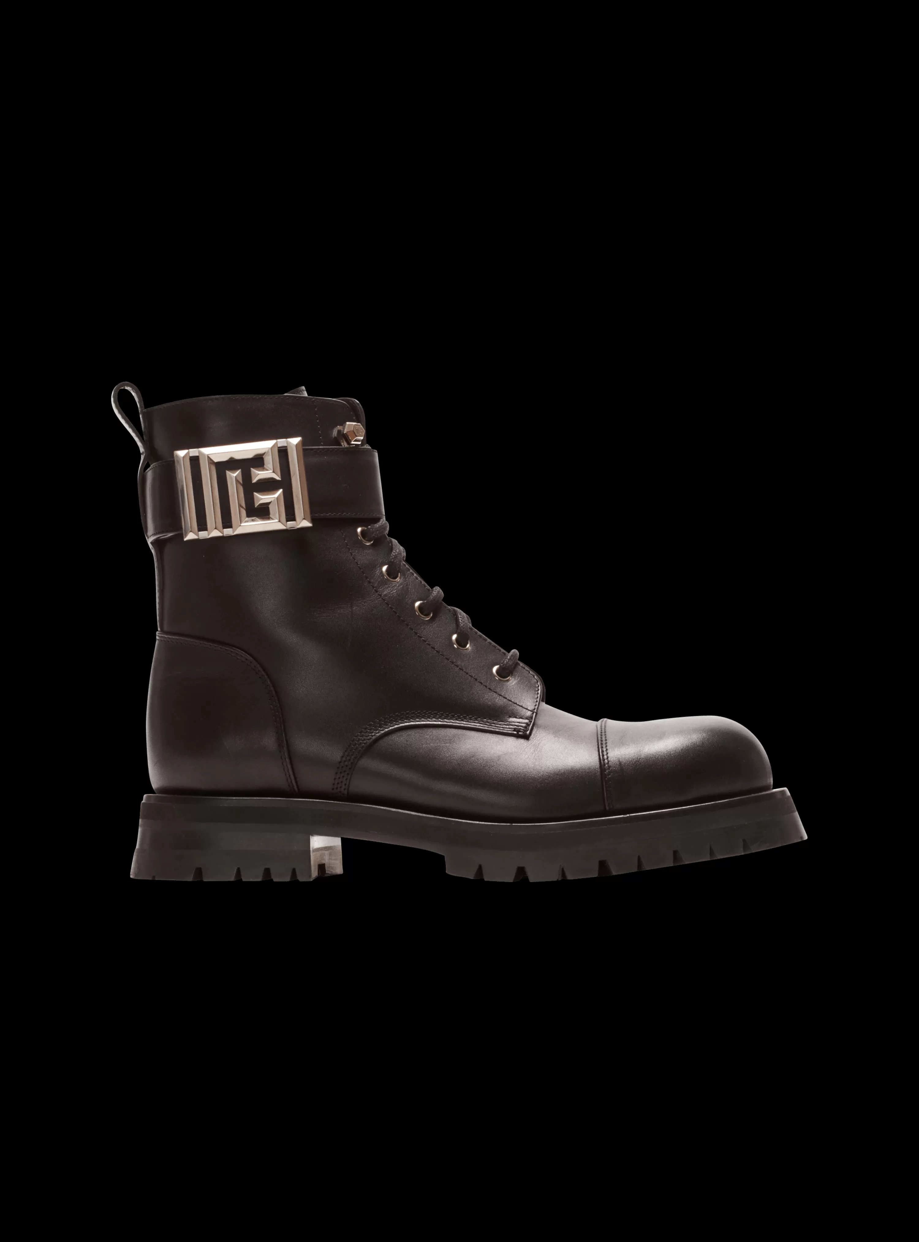 Balmain Charlie Leather Ranger Boots