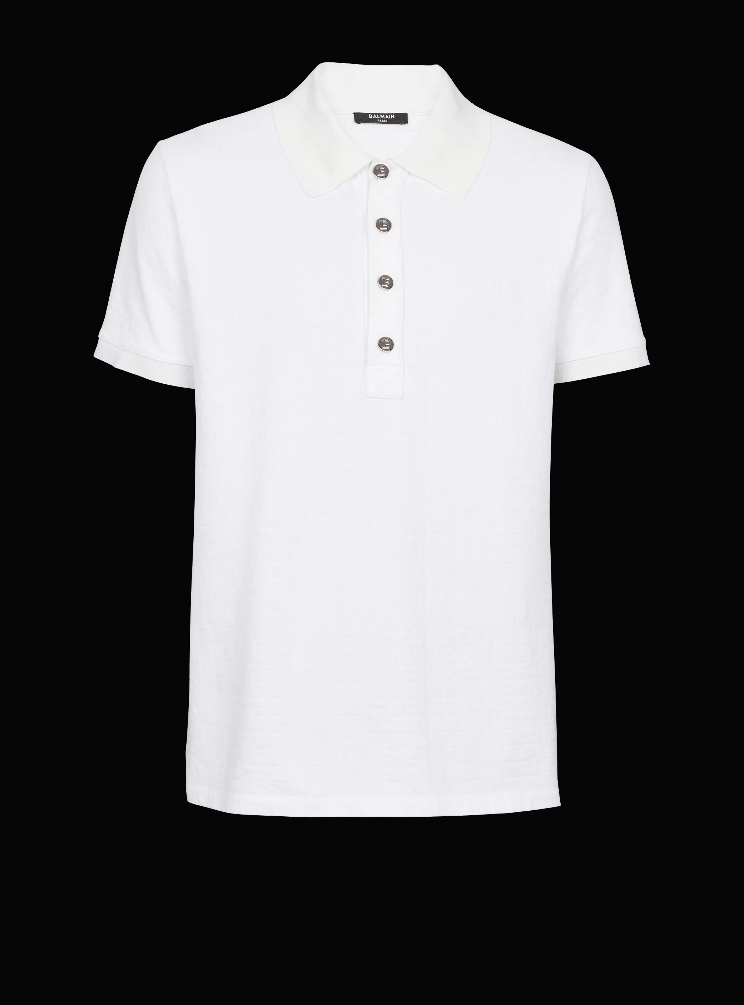 Balmain Cotton Piqué Polo