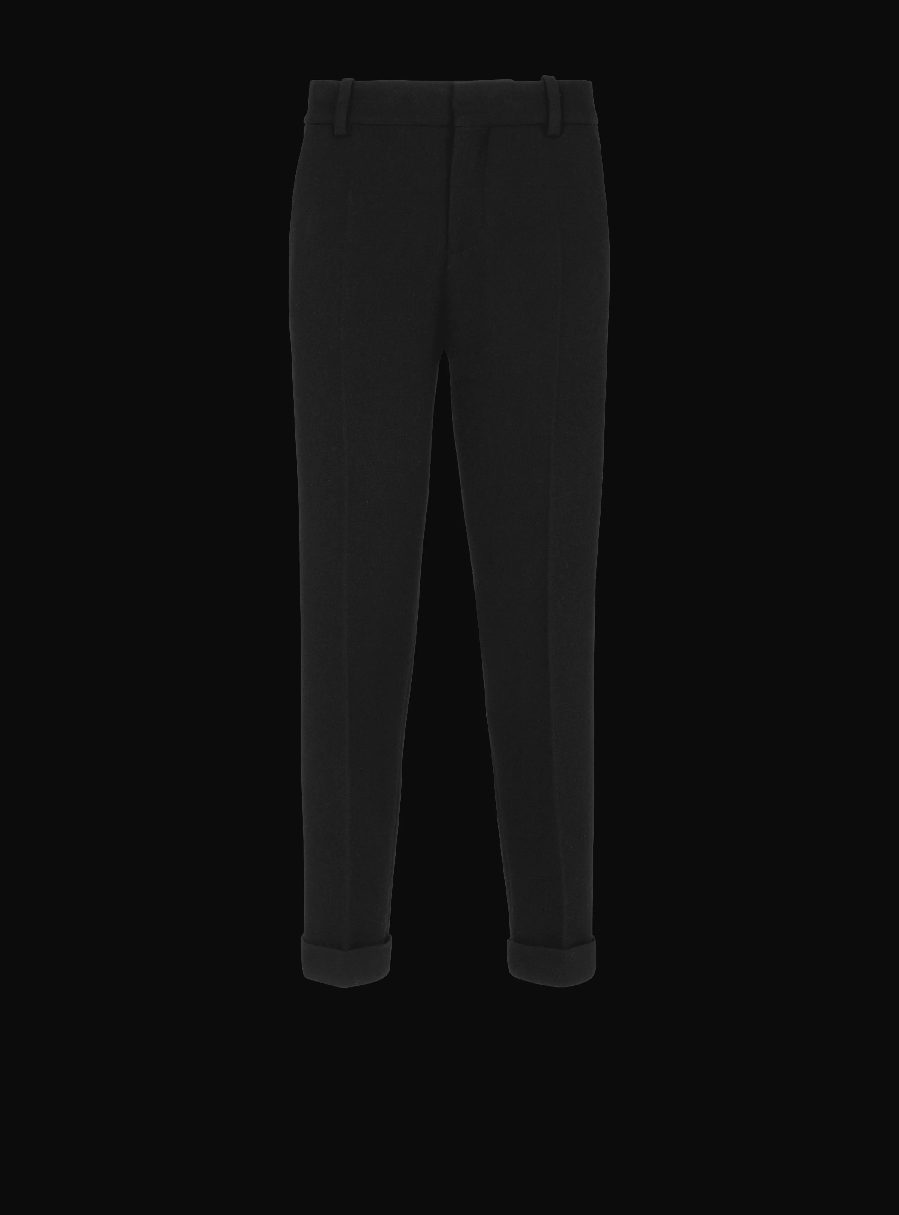 Balmain Crepe Straight-cut Trousers