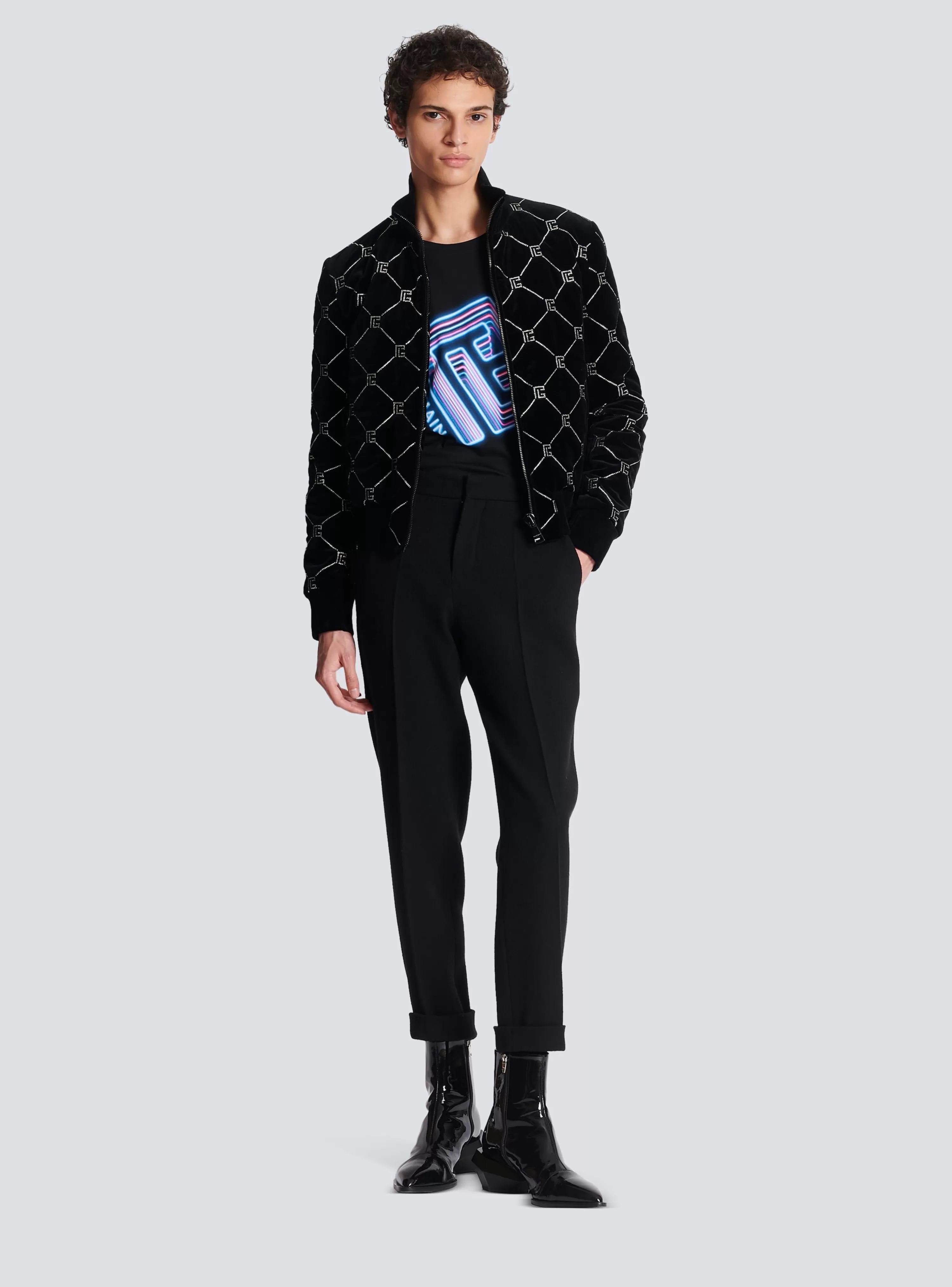 Balmain Crepe Straight-cut Trousers