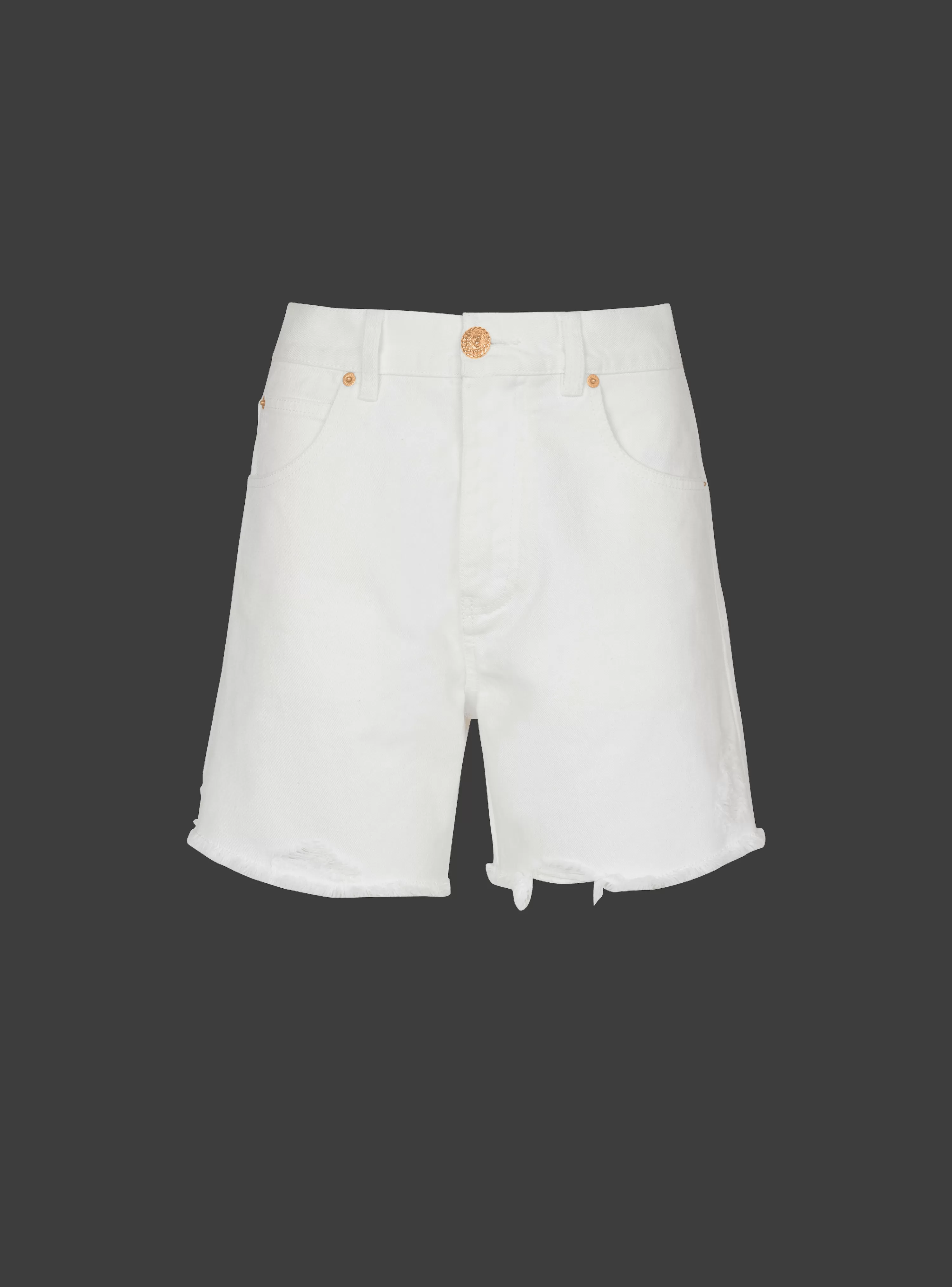 Women Balmain Denim Shorts