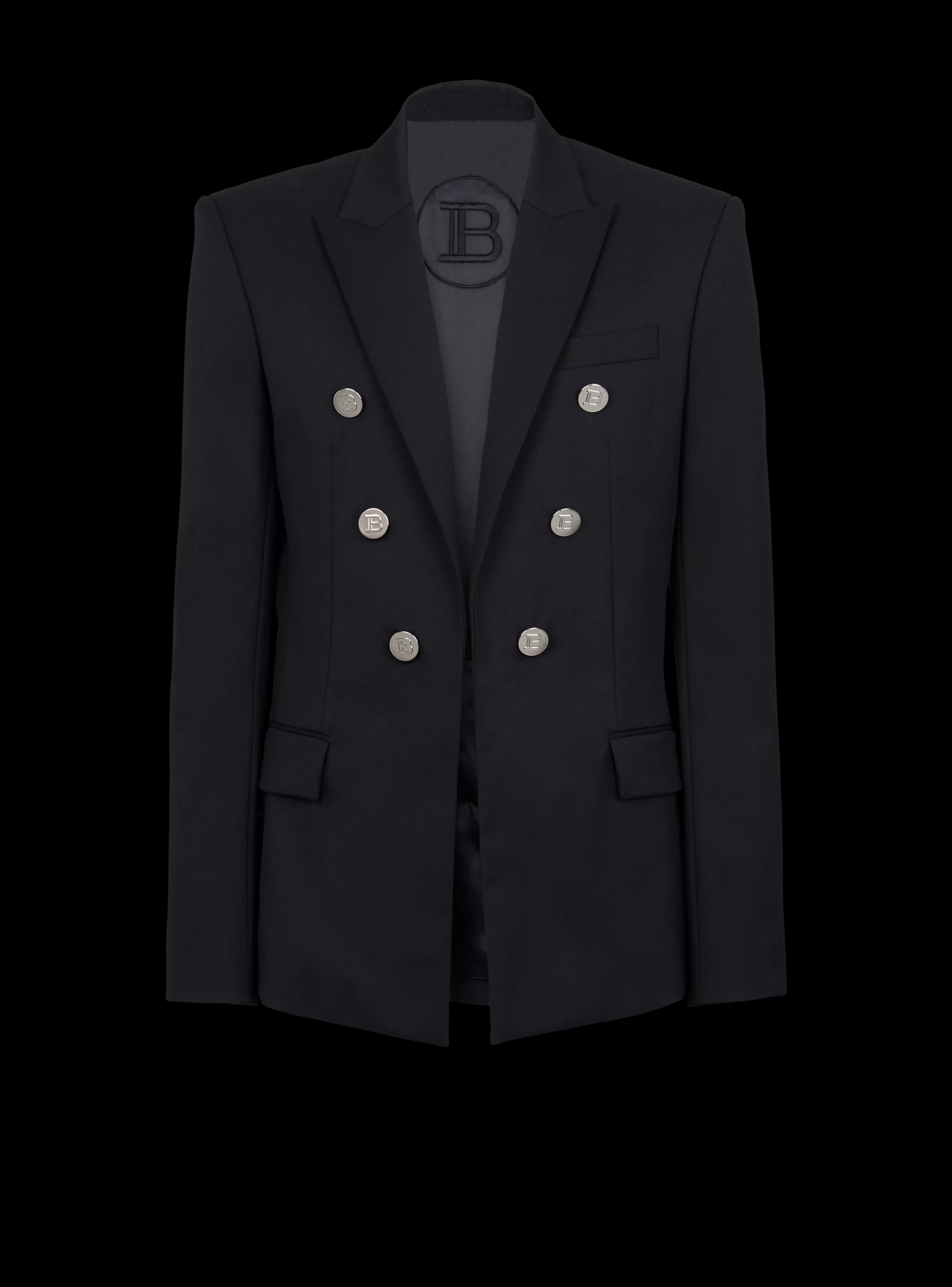 Balmain Double-breasted Wool Blazer