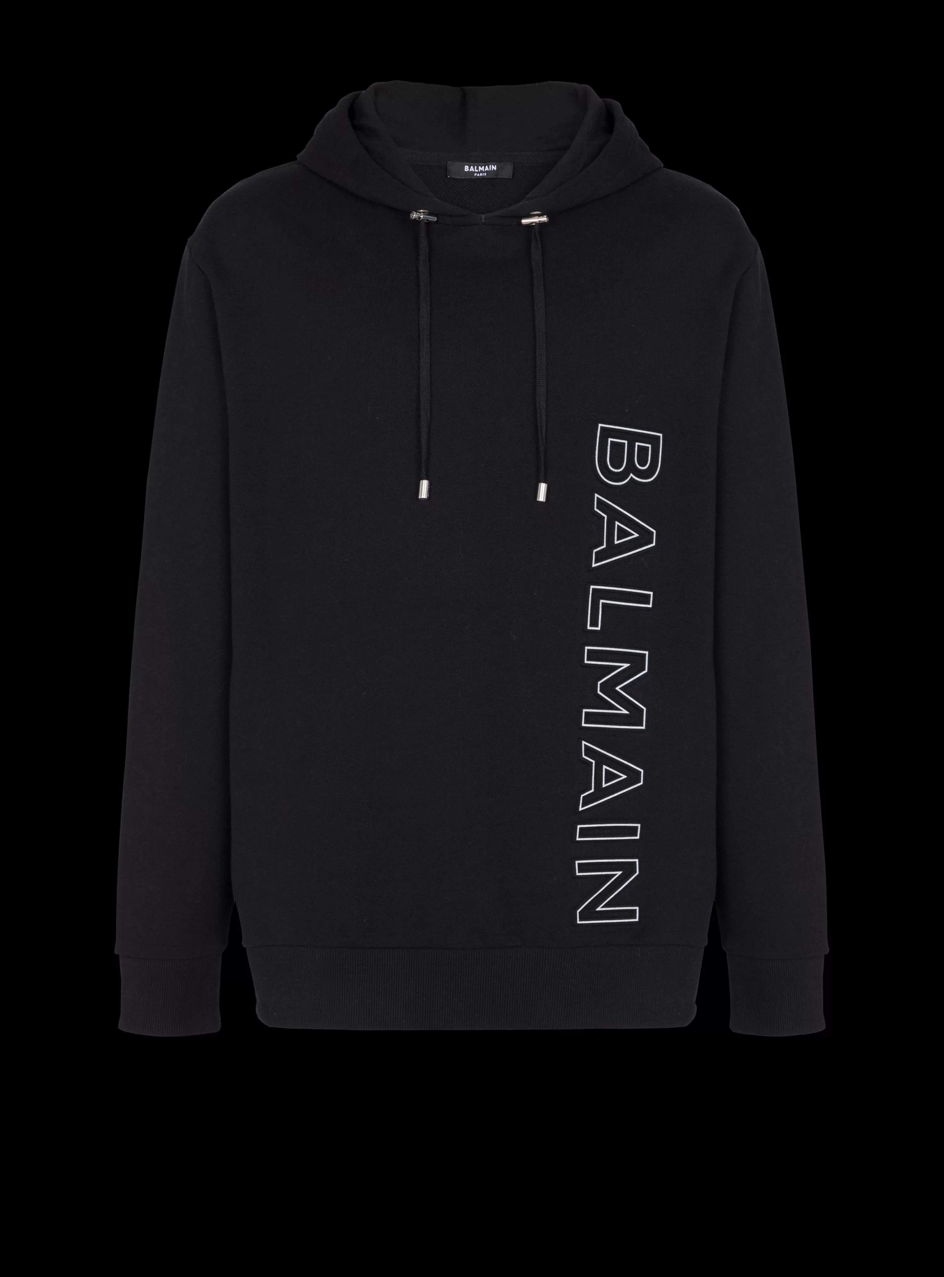 Balmain Embossed Hooded Sweatshirt