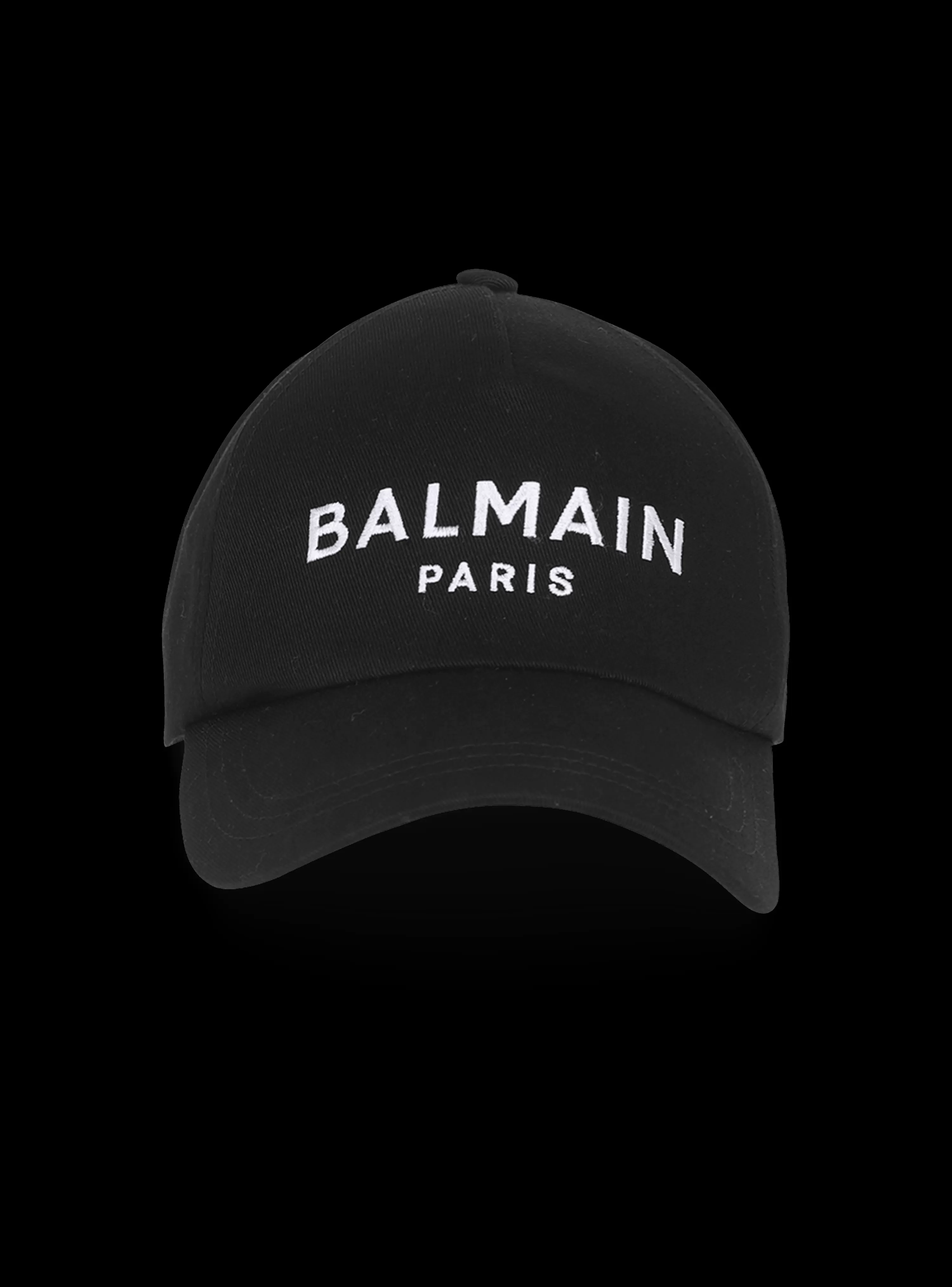 Balmain Embroidered Paris Cap