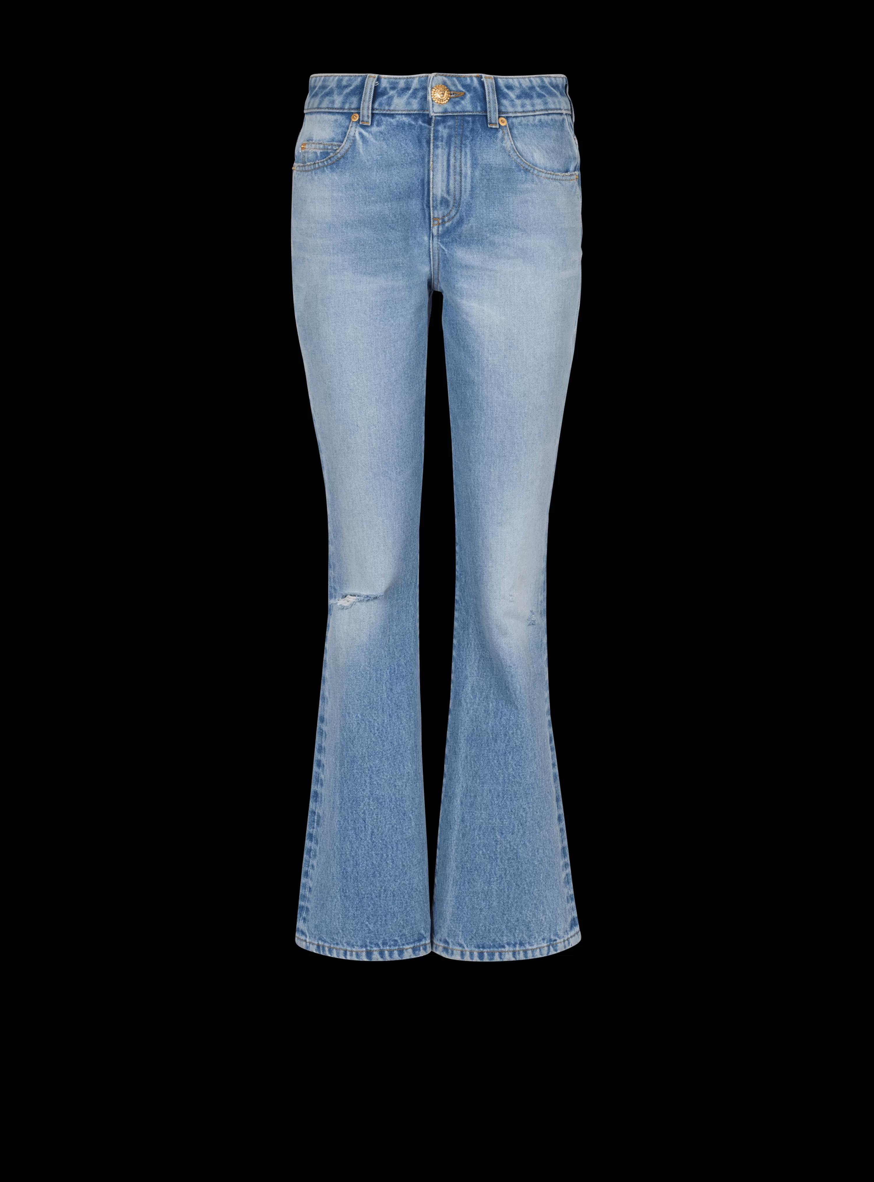 Women Balmain Flared Denim Jeans