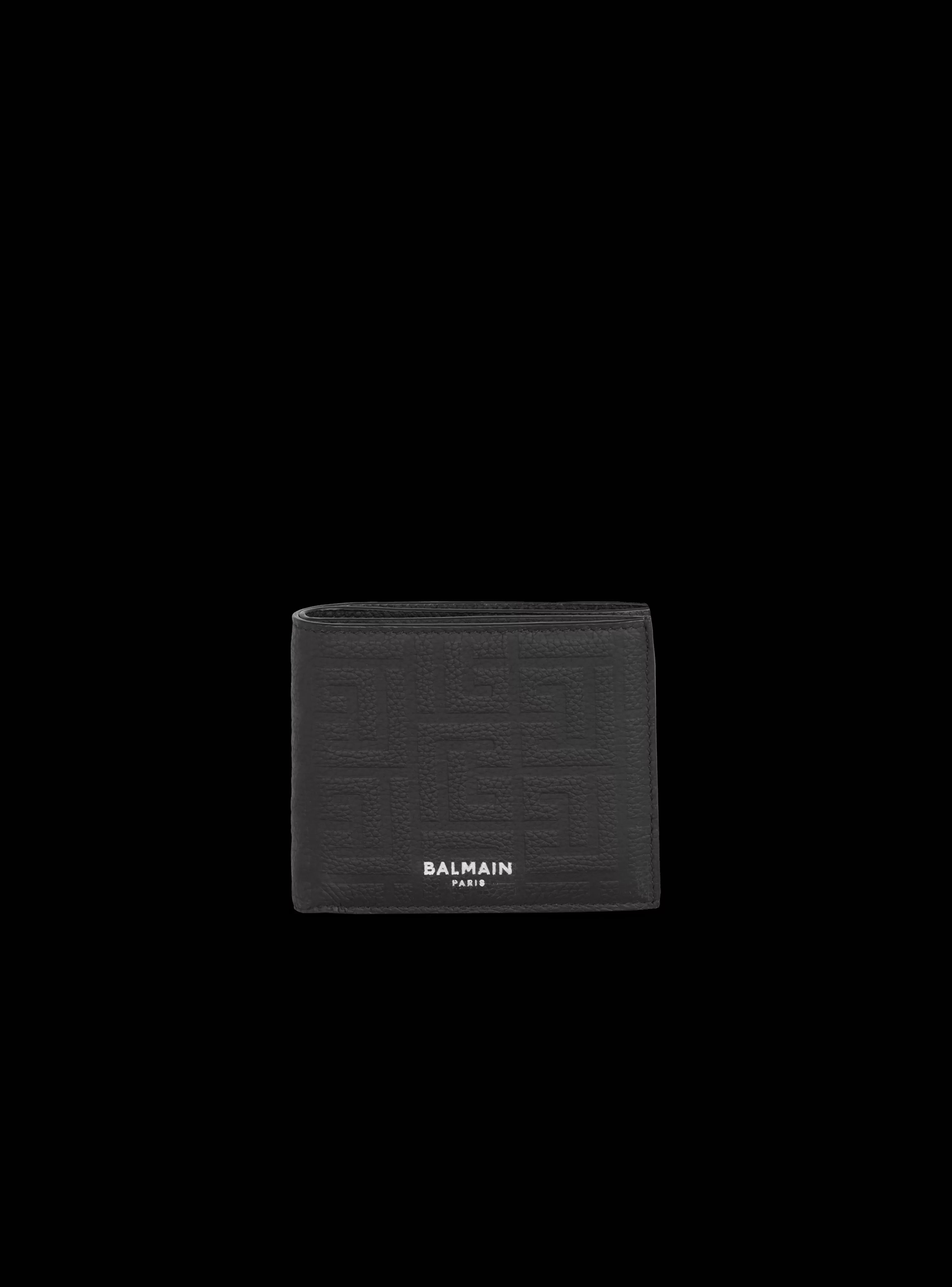 Balmain Leather Flap Wallet