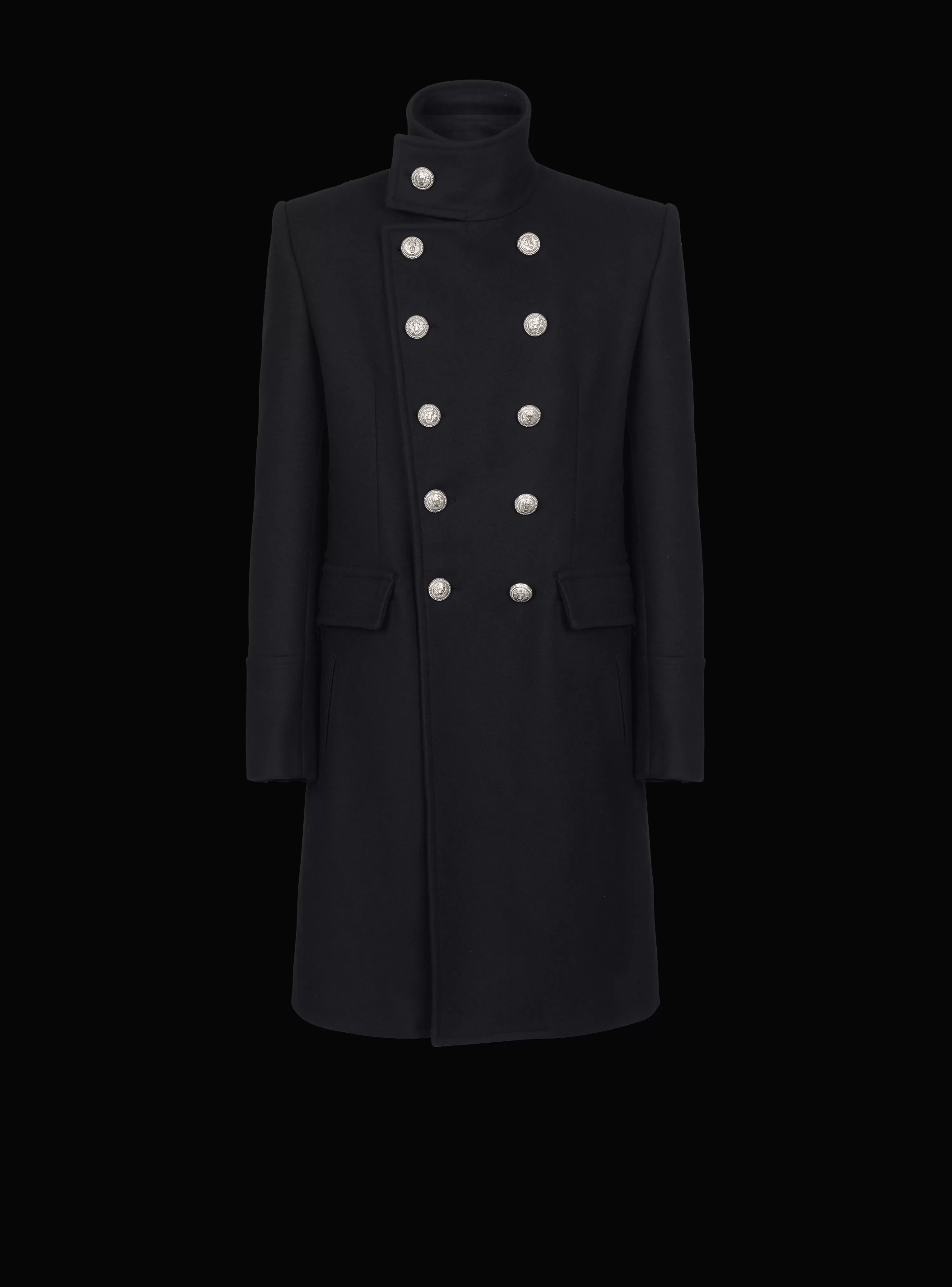 Balmain Mid-length Military-style Coat