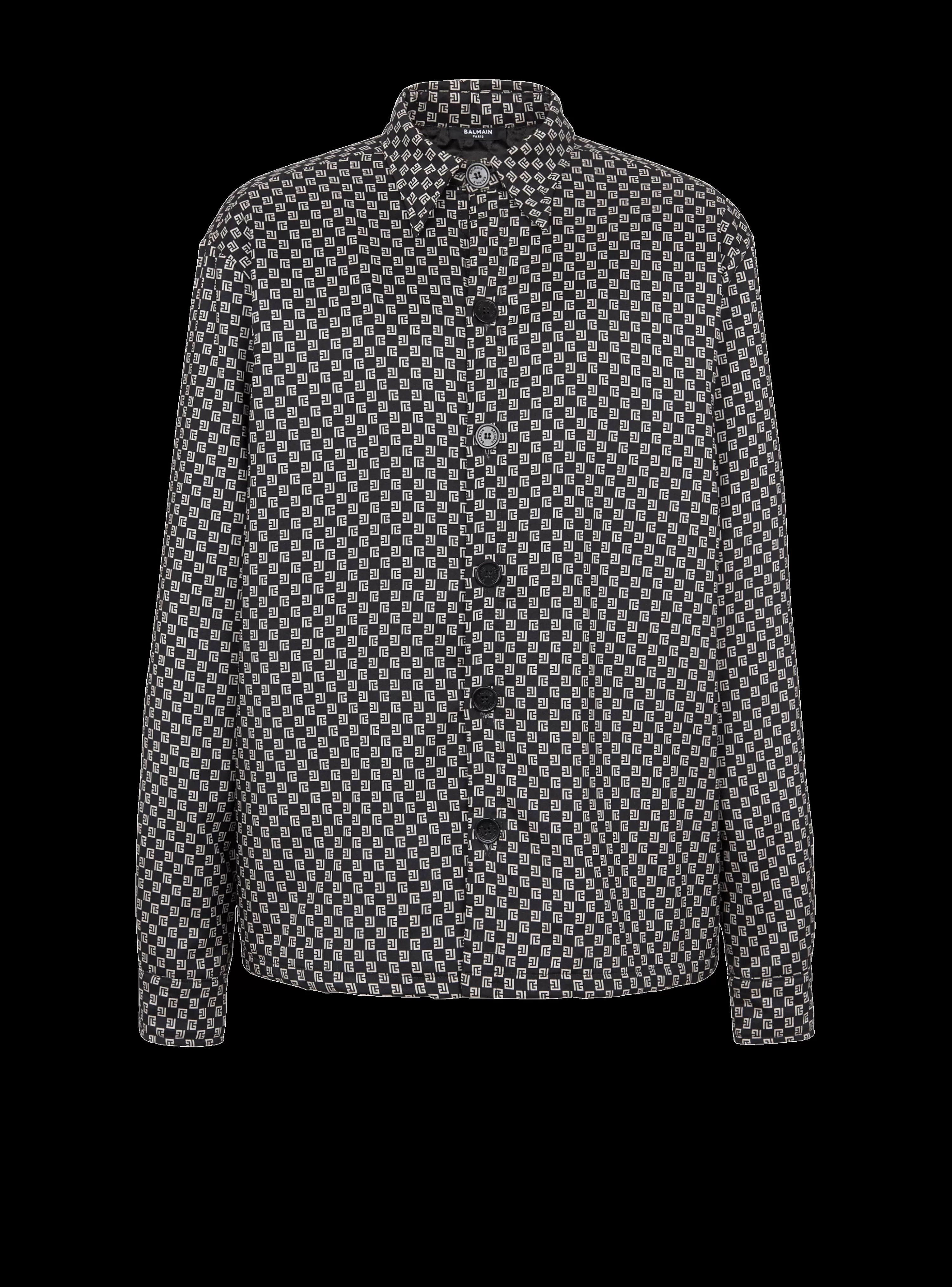 Balmain Monogram Nylon Overshirt