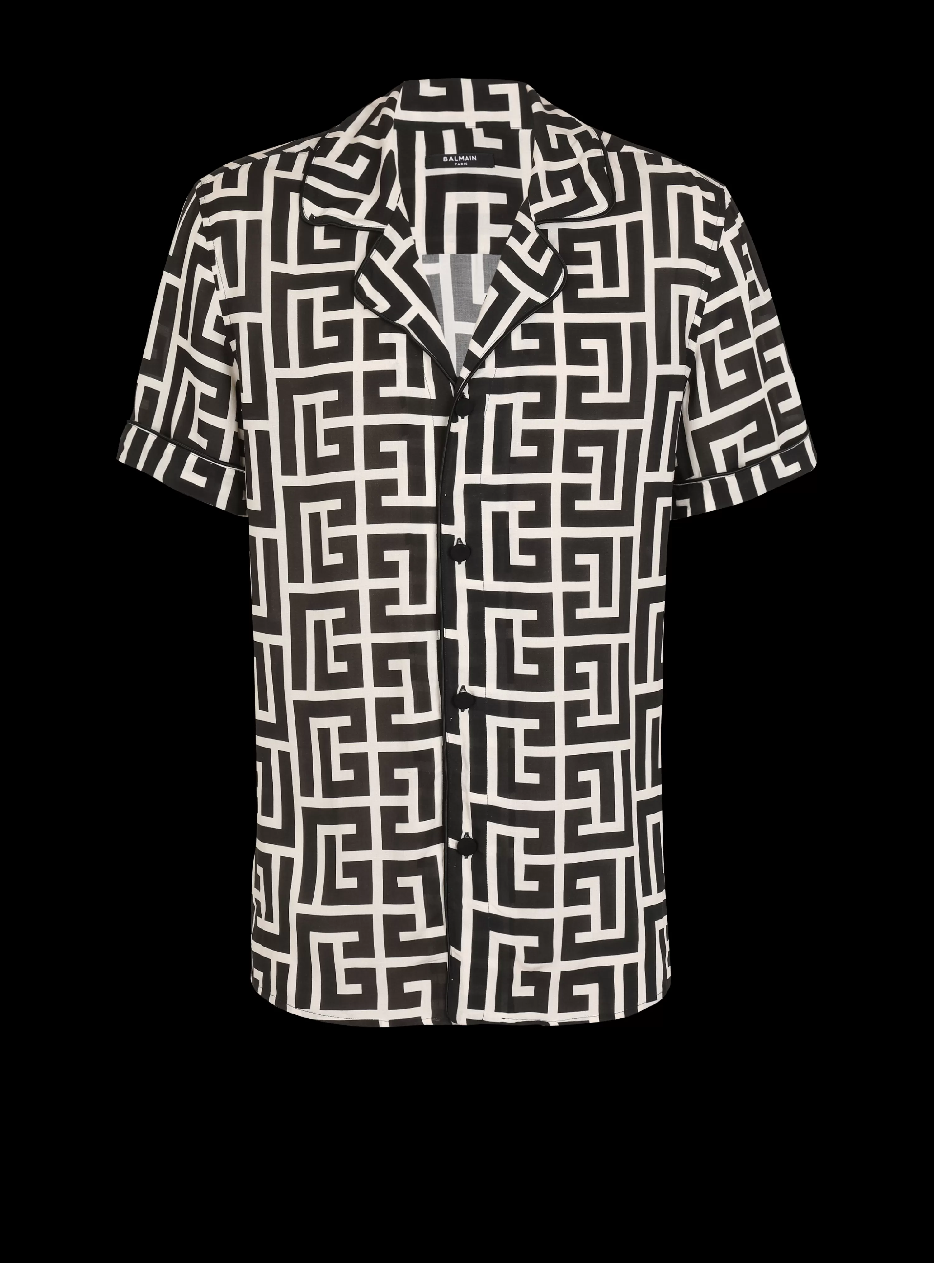 Balmain Monogram-printed Shirt