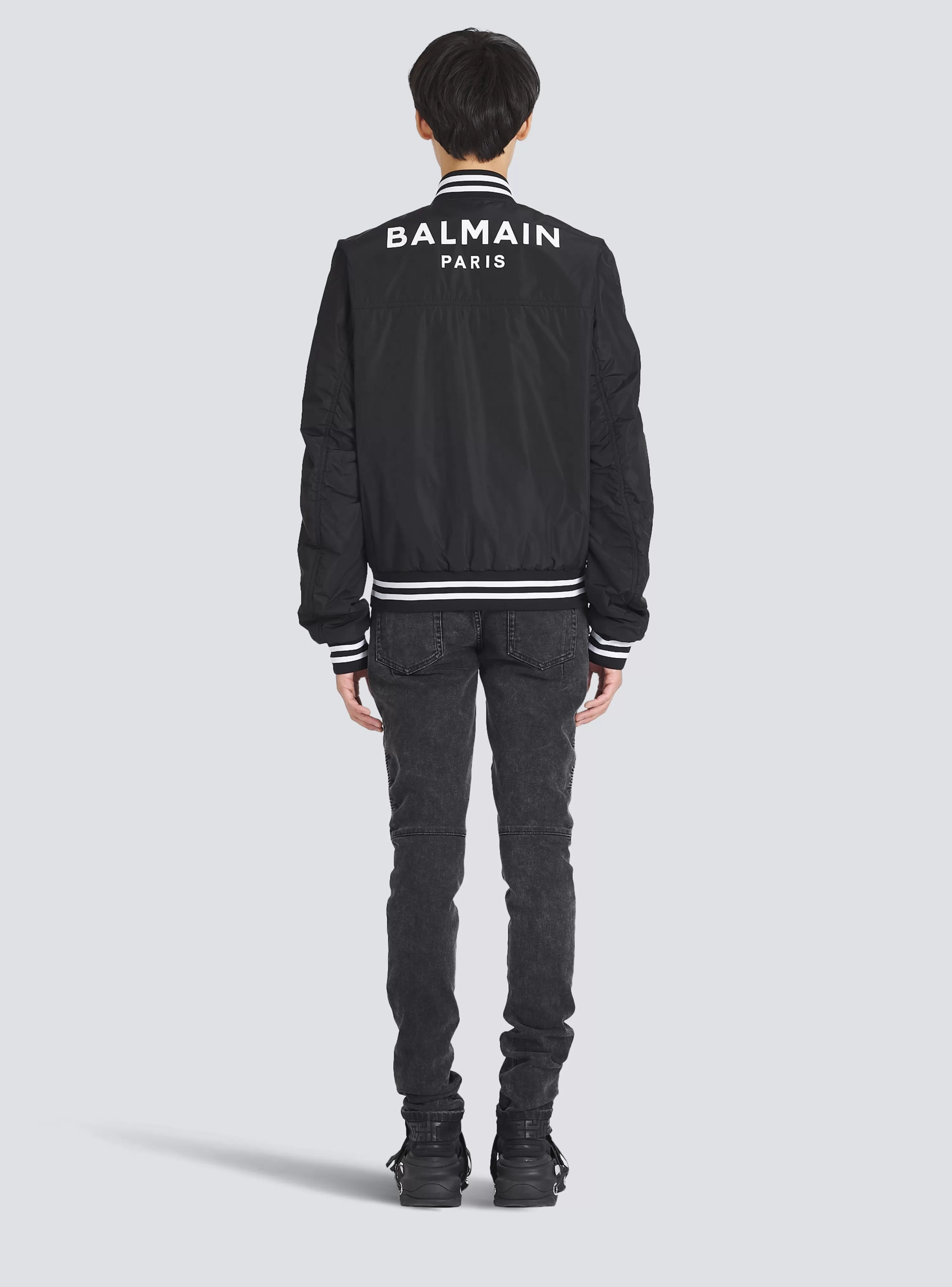 Balmain Nylon Bomber Jacket