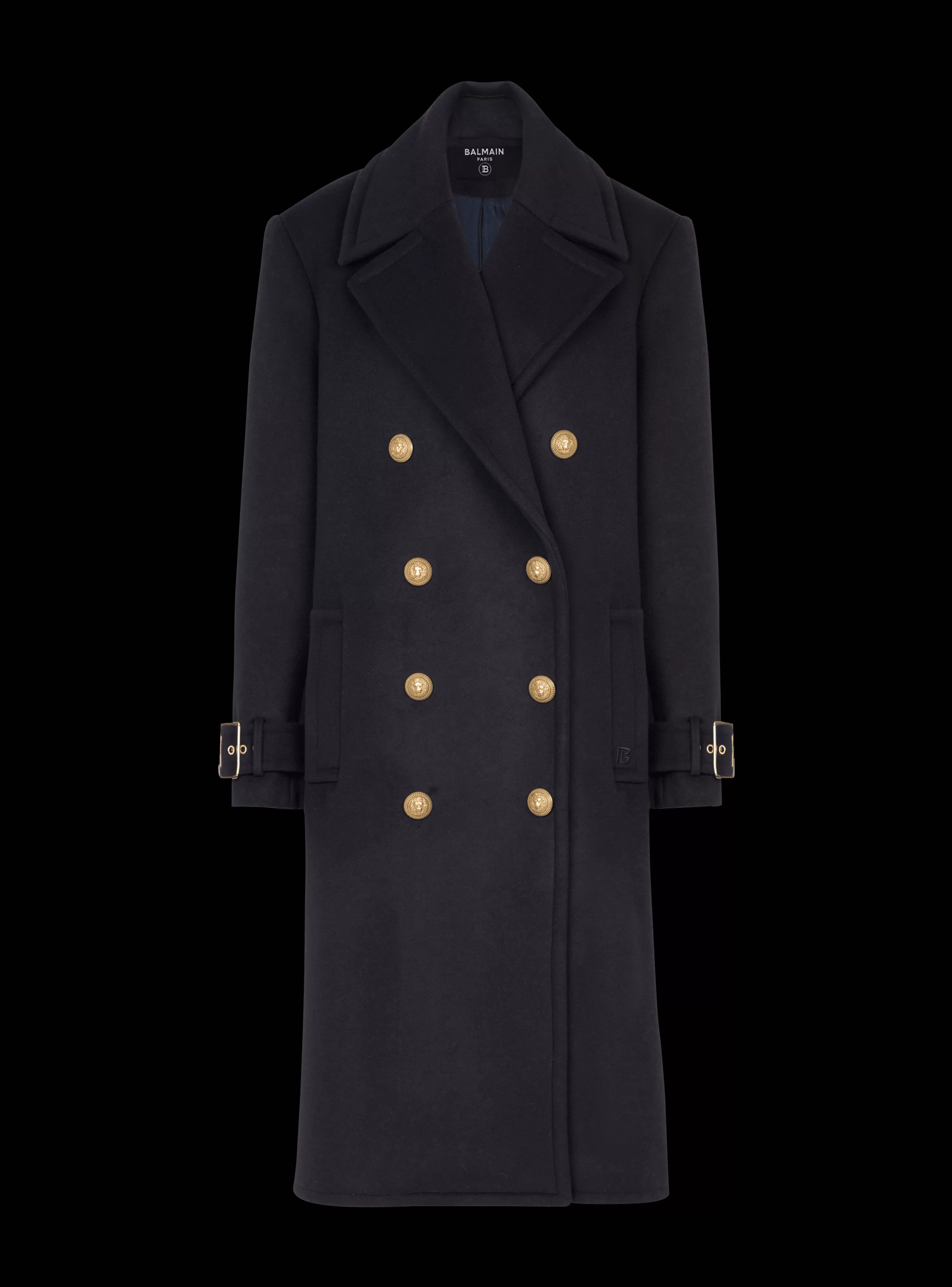 Women Balmain Oversized Double-breasted Coat