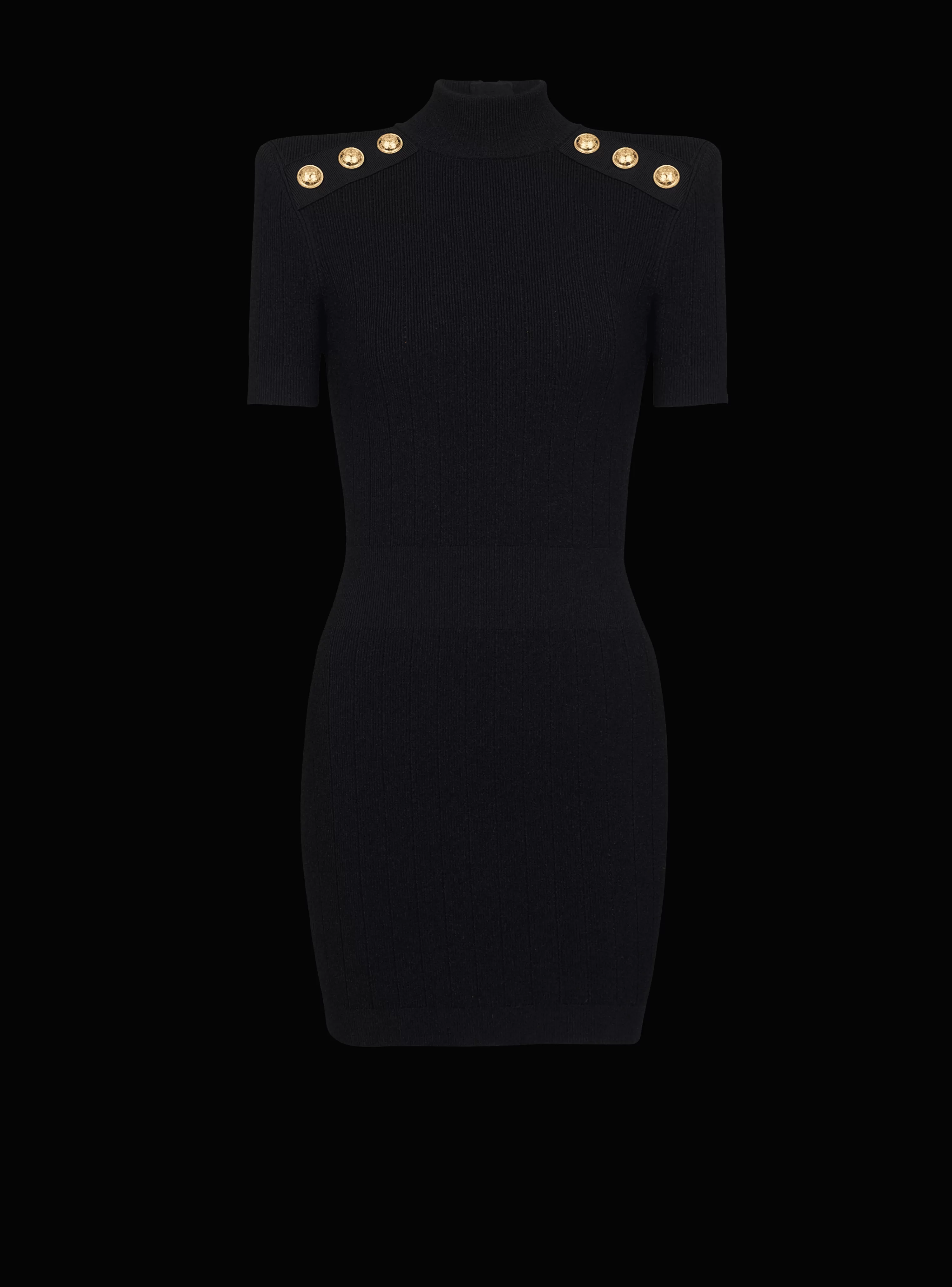 Women Balmain Short Knit Dress