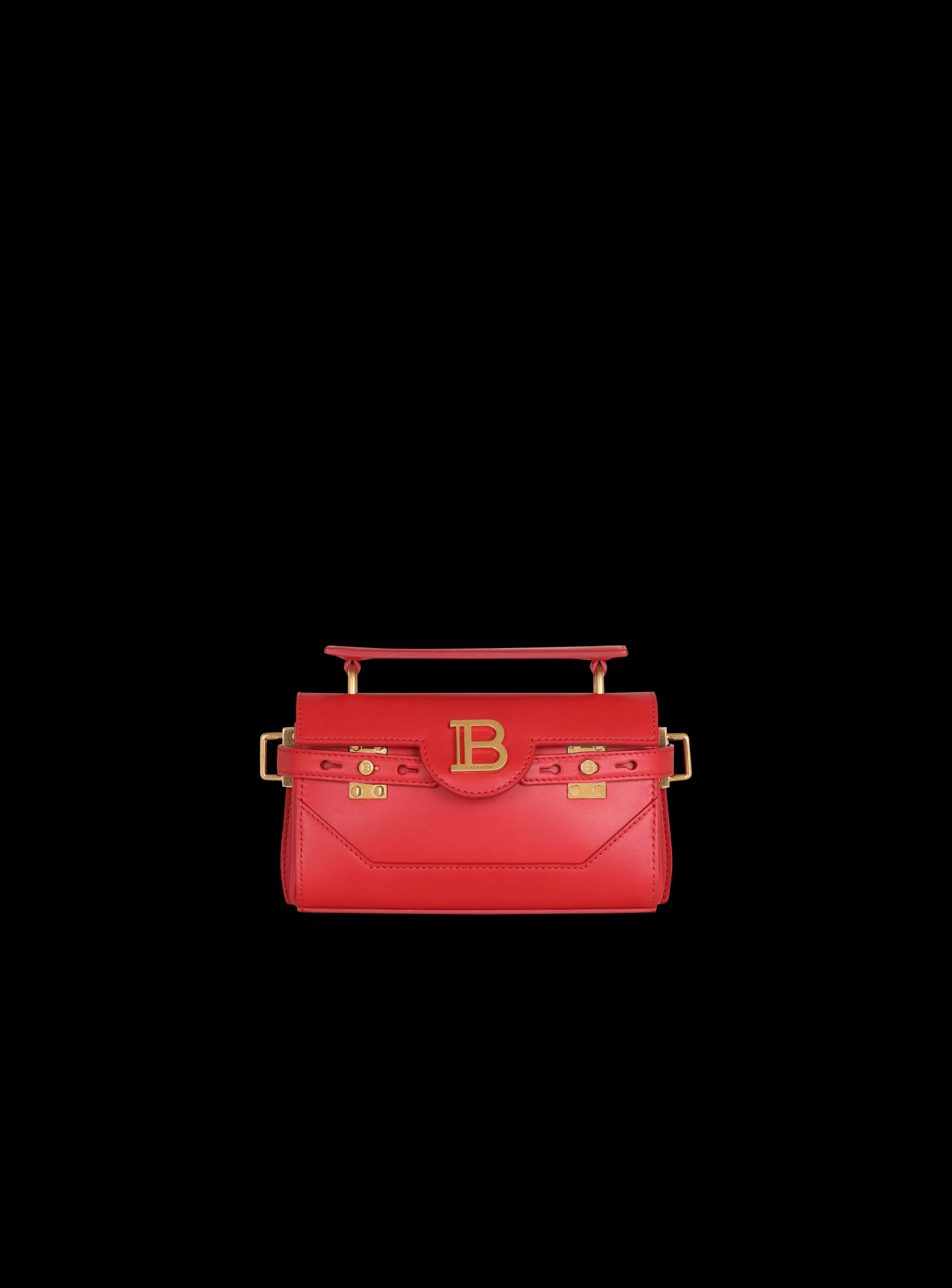 Women Balmain Smooth Leather B-Buzz 19 Bag