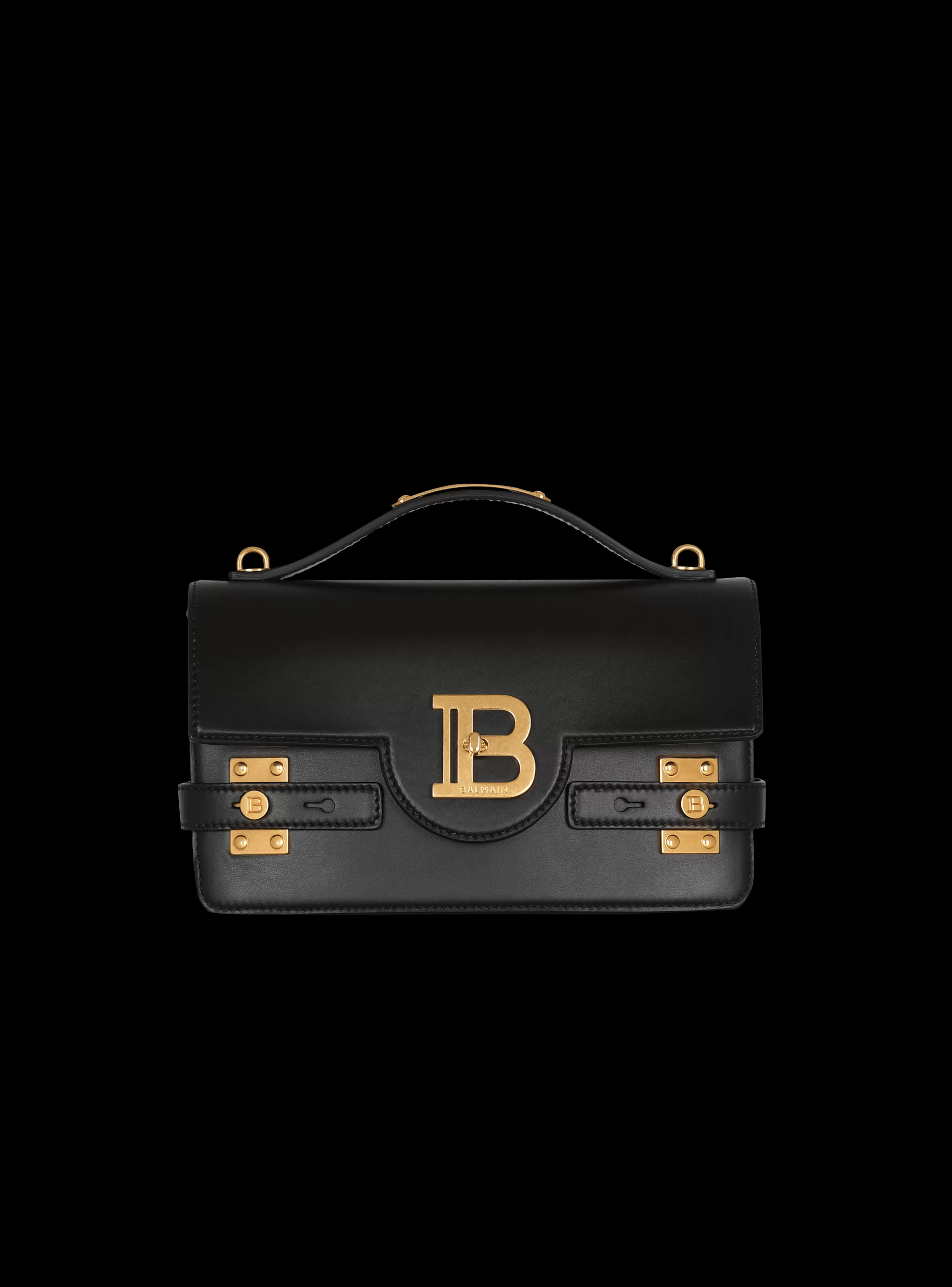 Women Balmain Smooth Leather B-Buzz 24 Bag