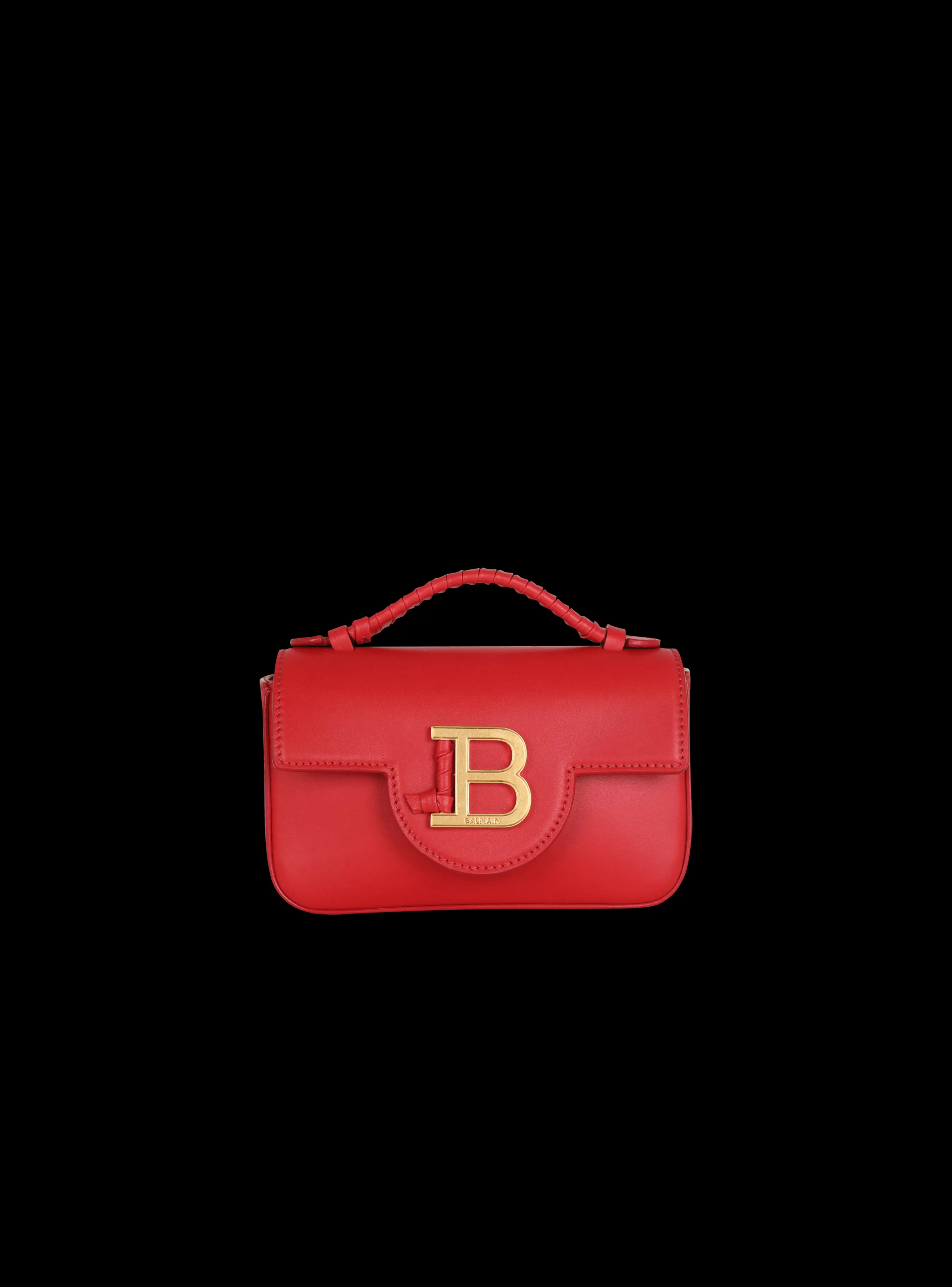 Women Balmain Smooth Leather B-Buzz Mini Bag